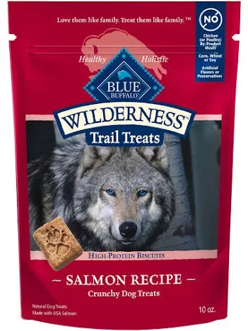 Blue Buffalo Wilderness Trail Treats Dog Biscuits, Salmon Recipe, 24-Oz. Bag