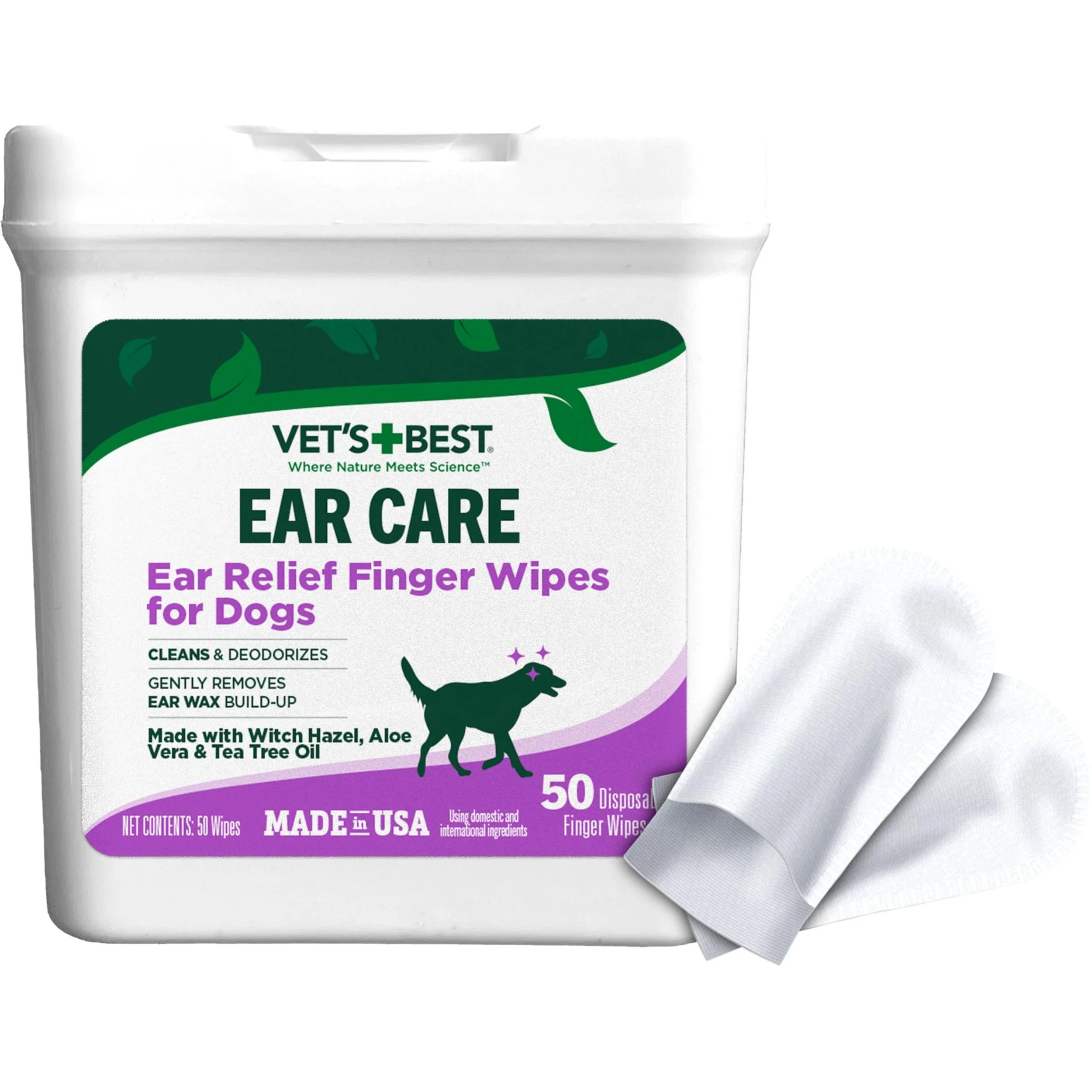 Vet's Best® Ear Relief Finger Wipes