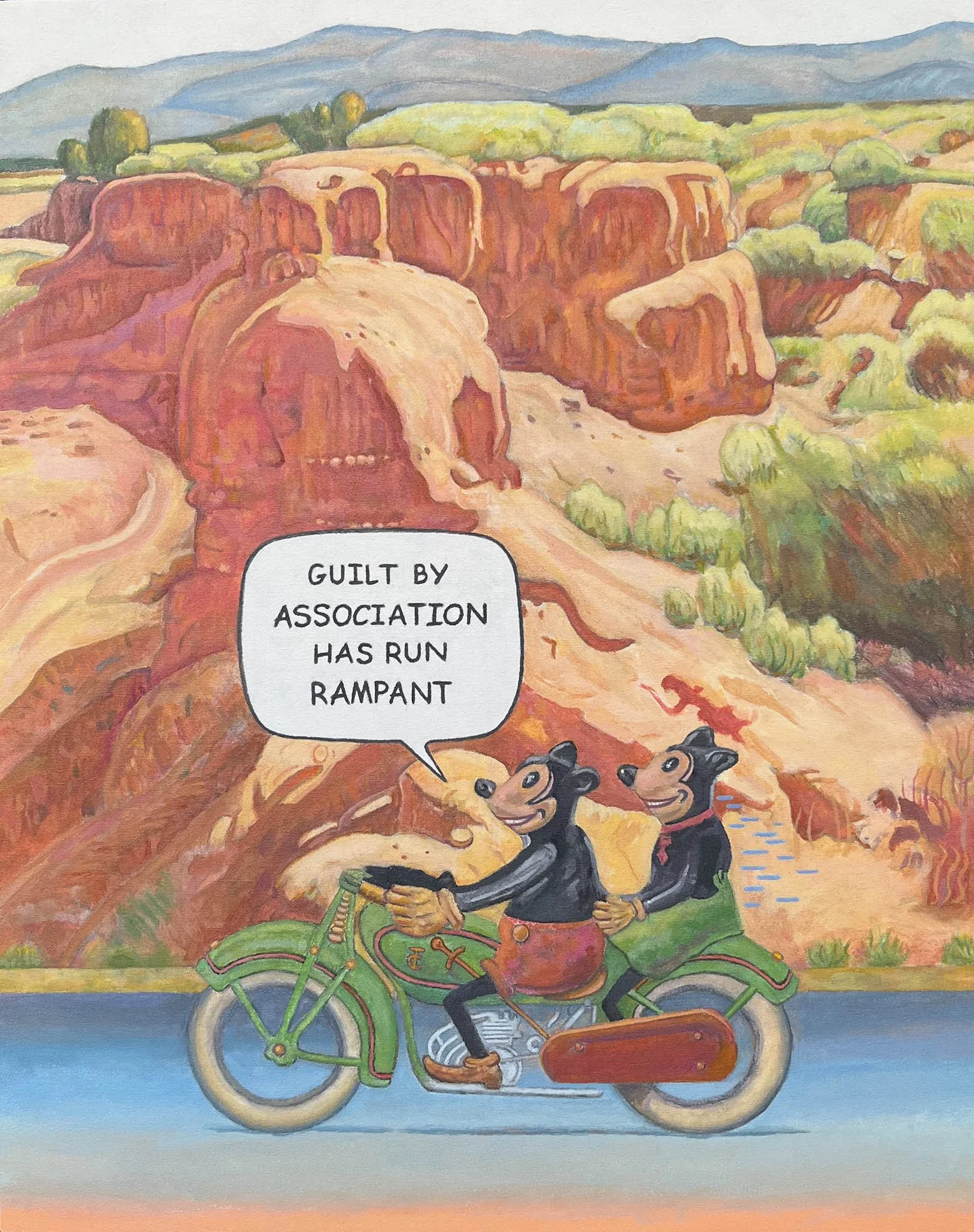 Run Rampant - 37” x 29”