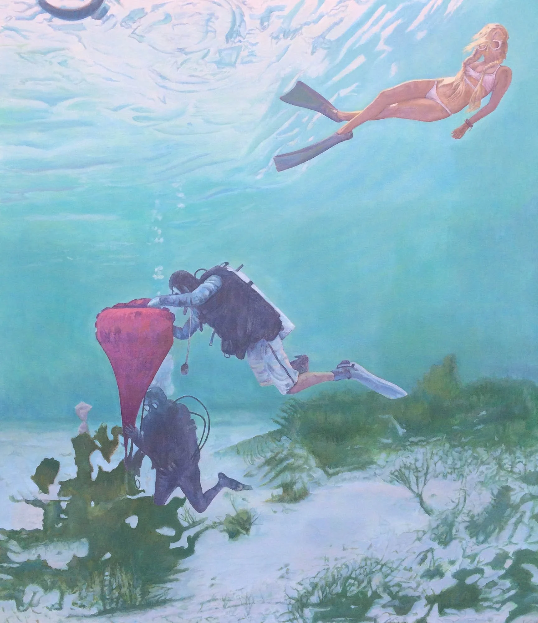 Coral Reef - 41” x 36”