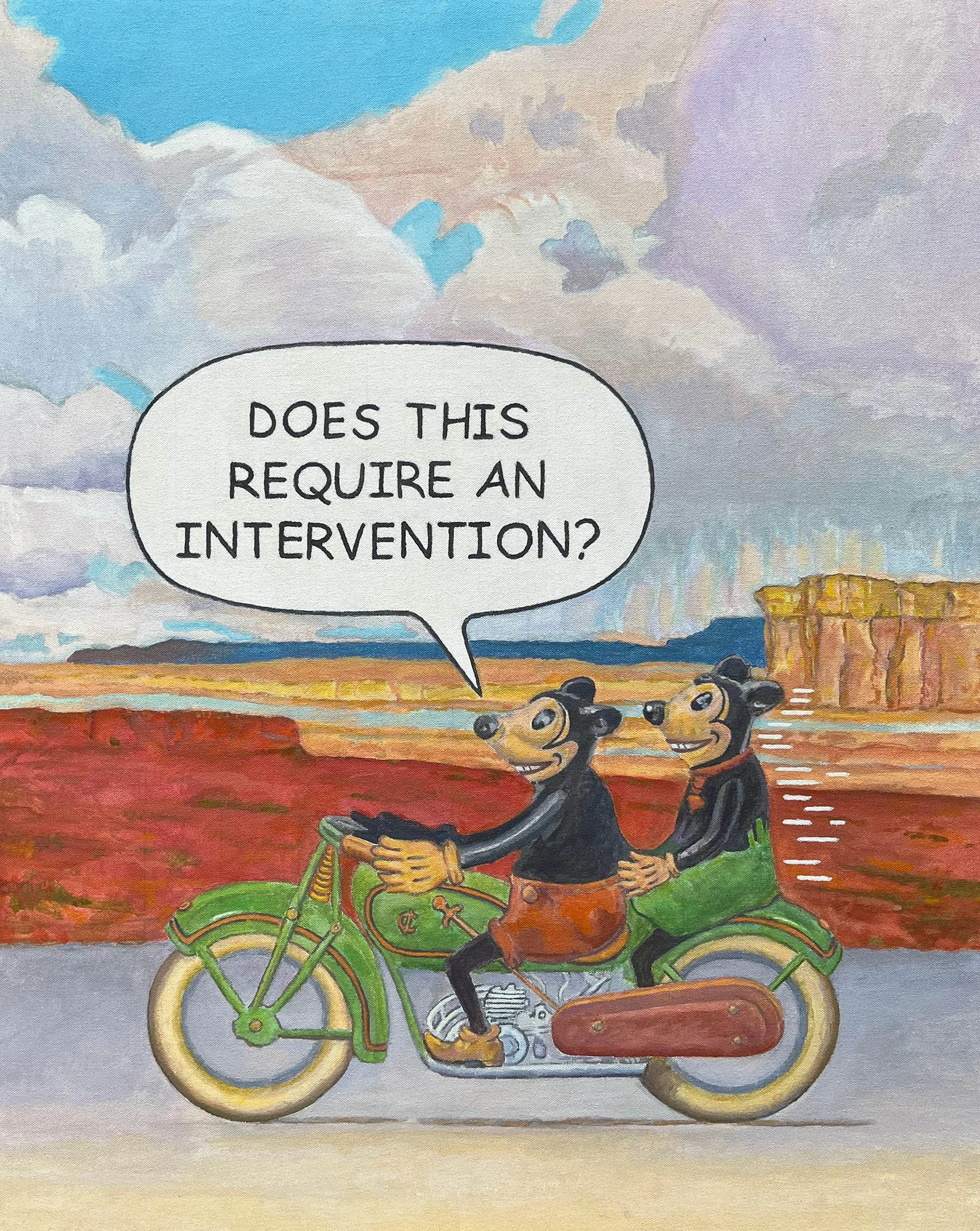 Intervention - 33” x 26”
