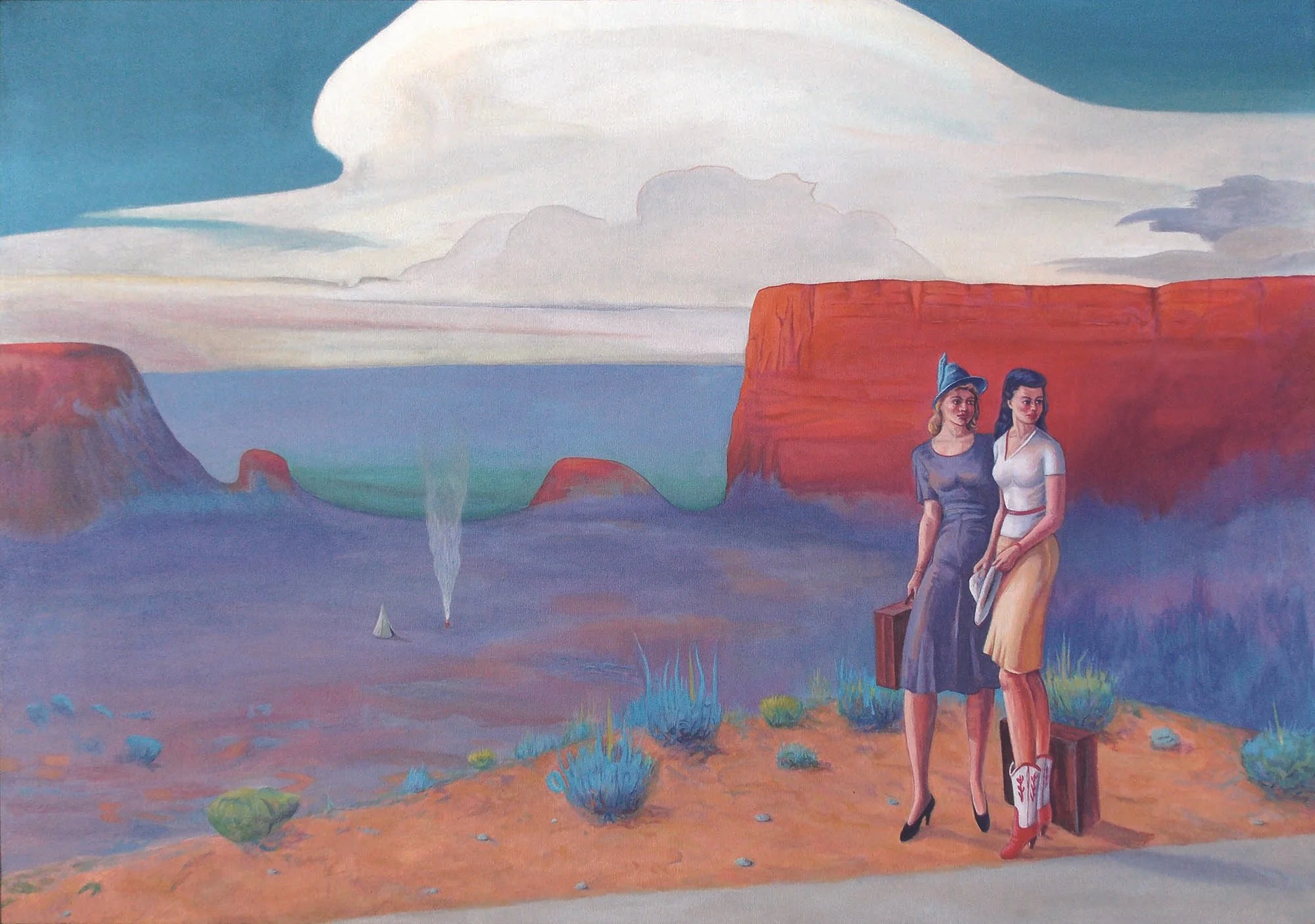 Smoke Signals - 34" x 48"