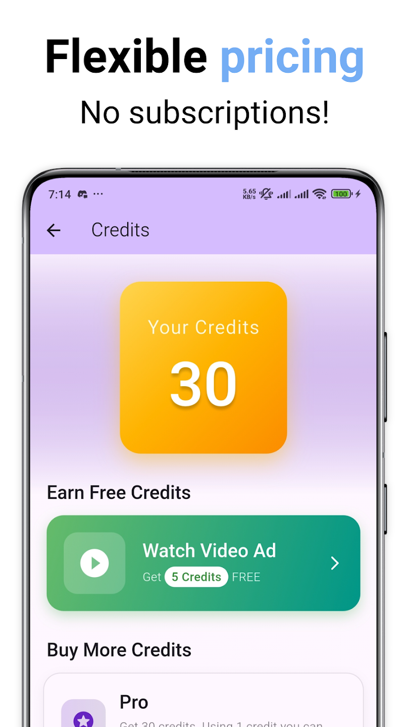Mobile app history screen displaying a list of saved Spaces audio and video items.