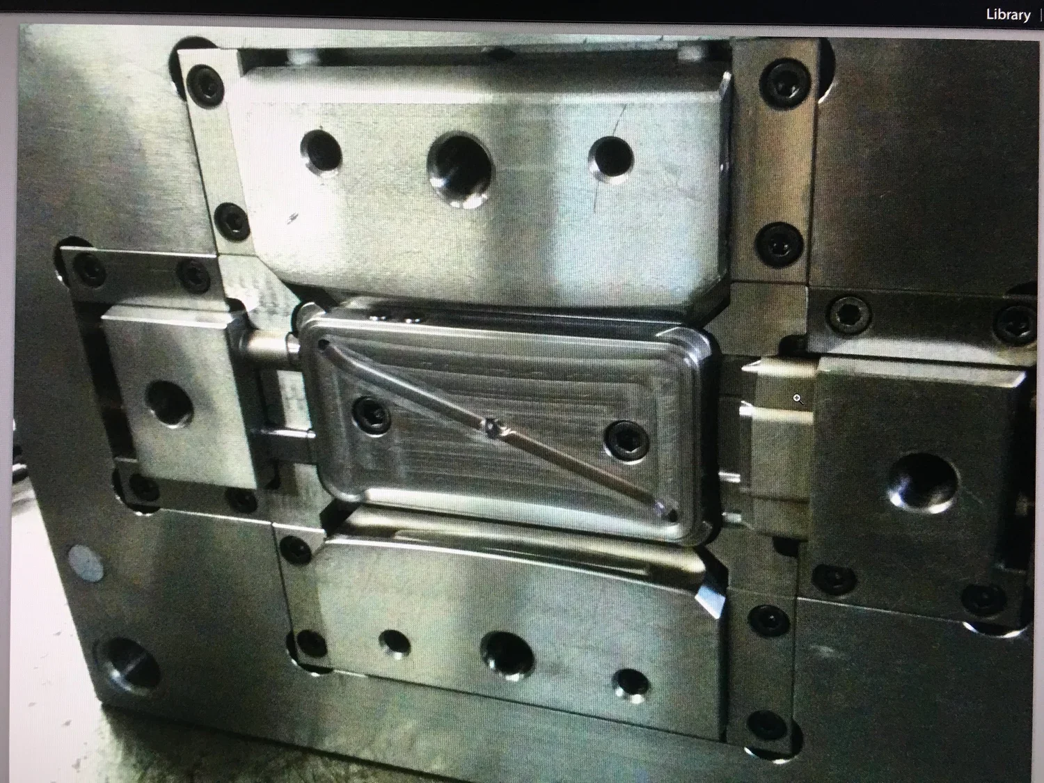 Phone-case mold with slides