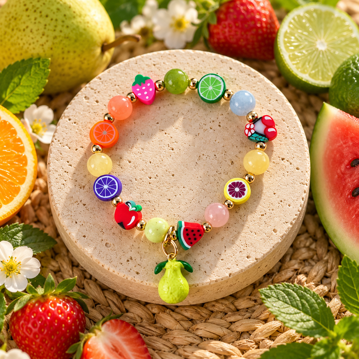 Summery Fruit Charm Bracelet.png