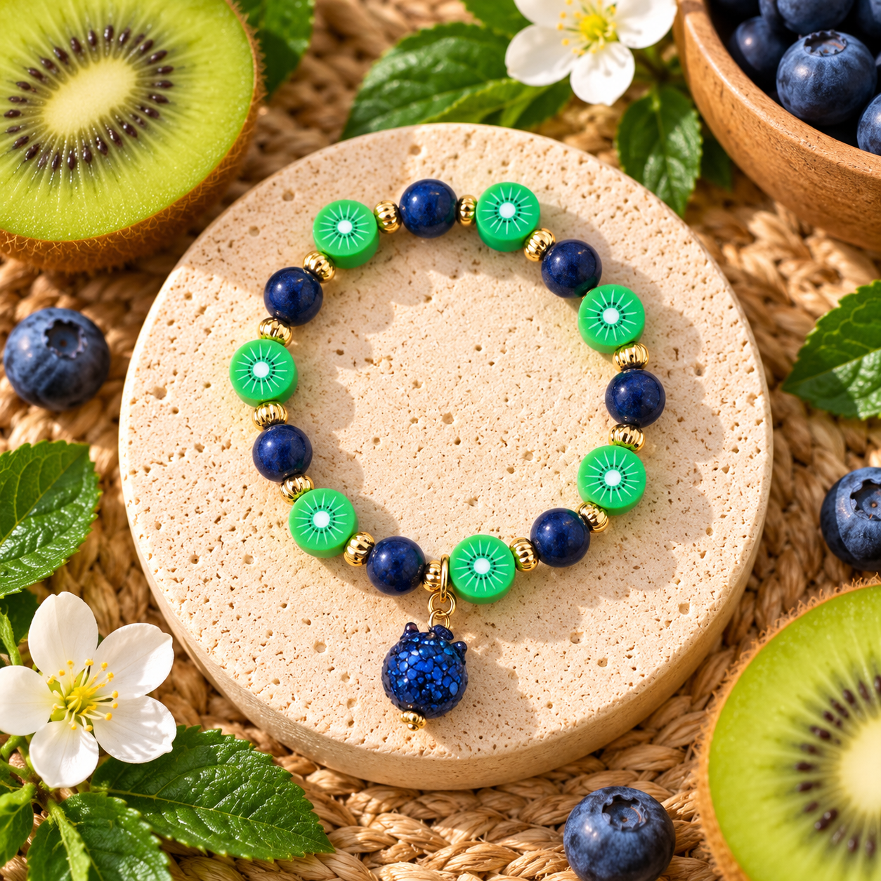 Kiwi Blueberry Charm Bracelet.png