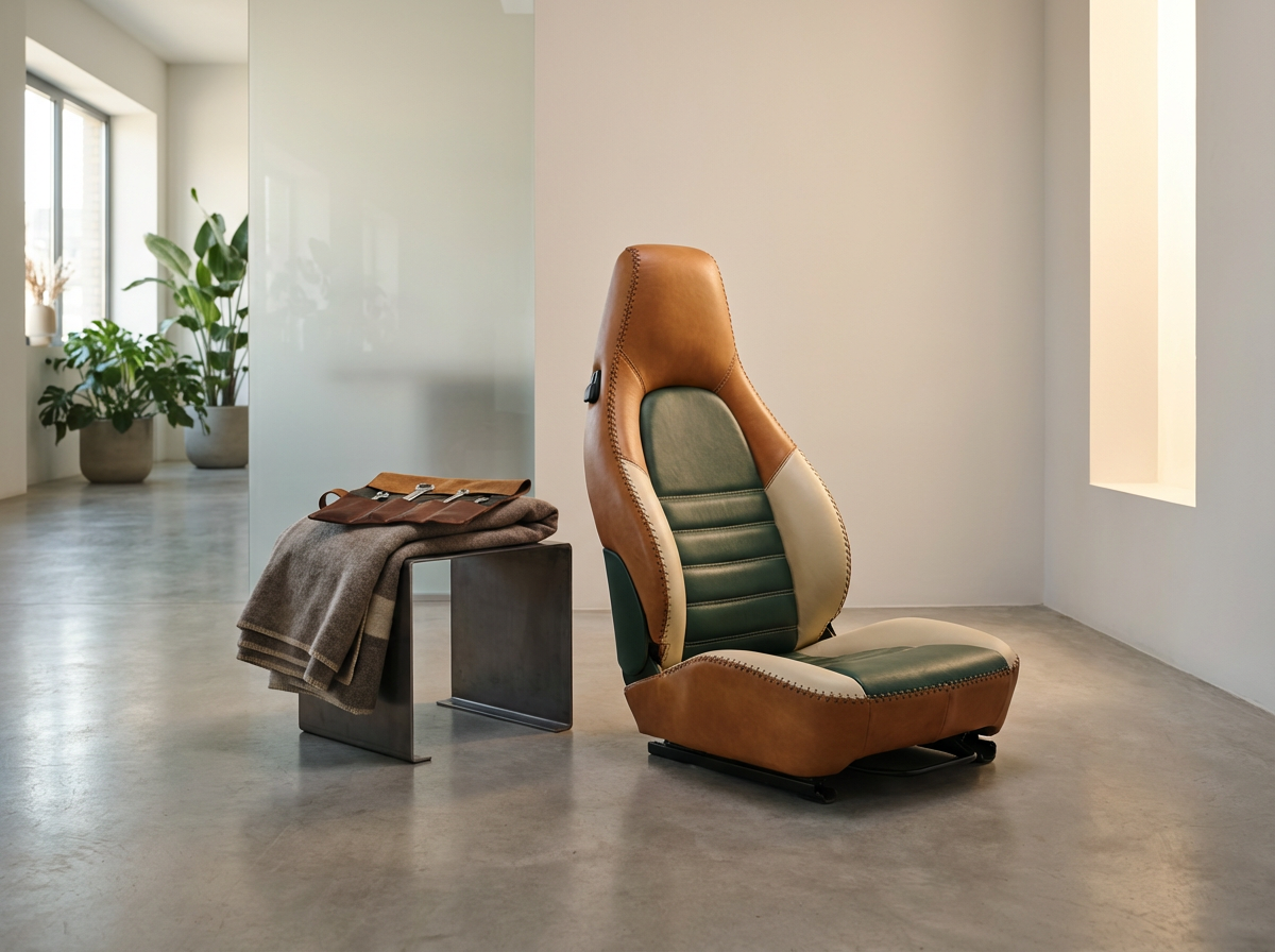 Leather Bucket Seat