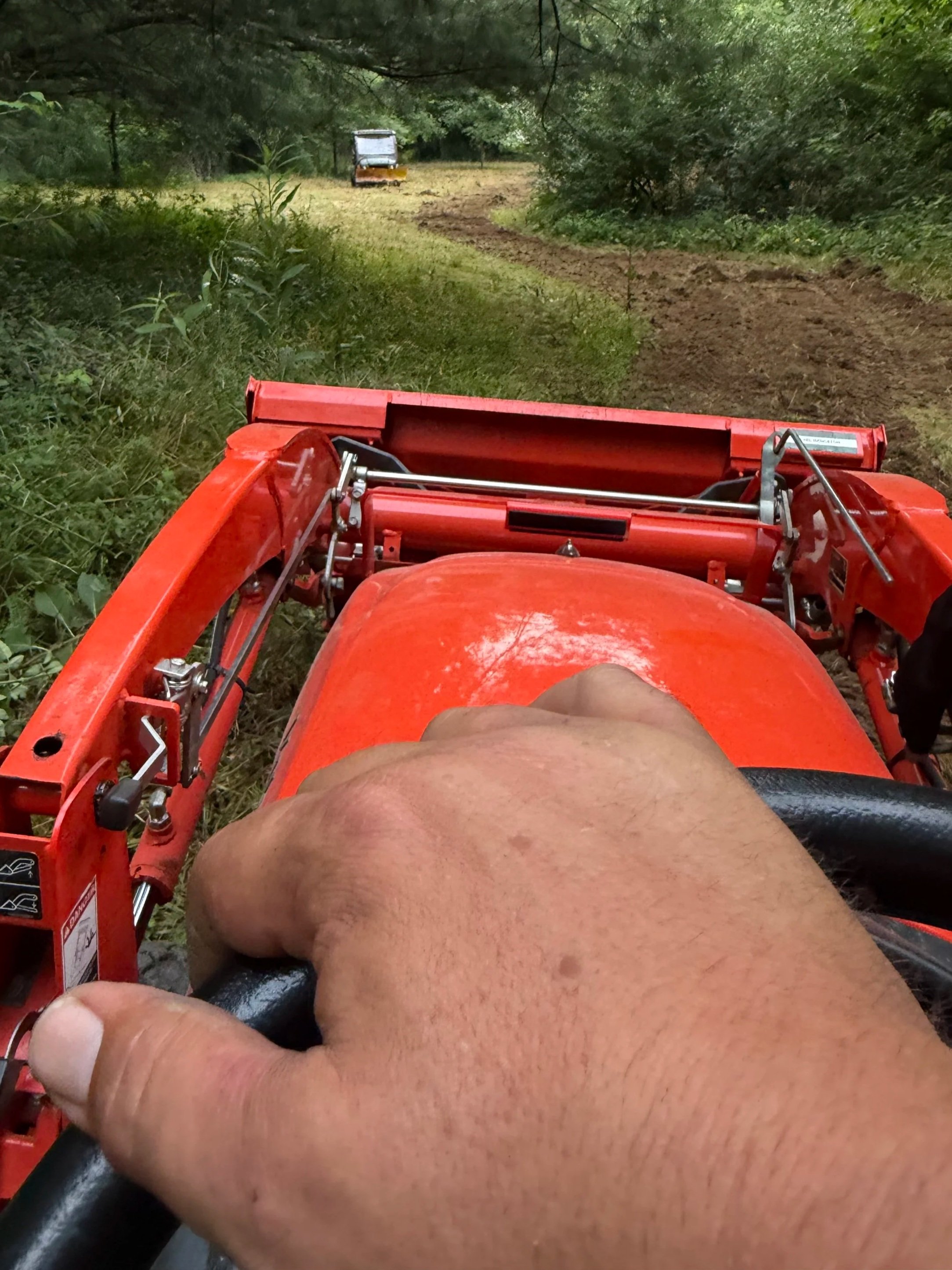 food plot, tilling, garden installation