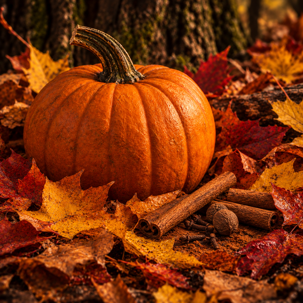 Autumn Pumpkin and Spices Still Life.png