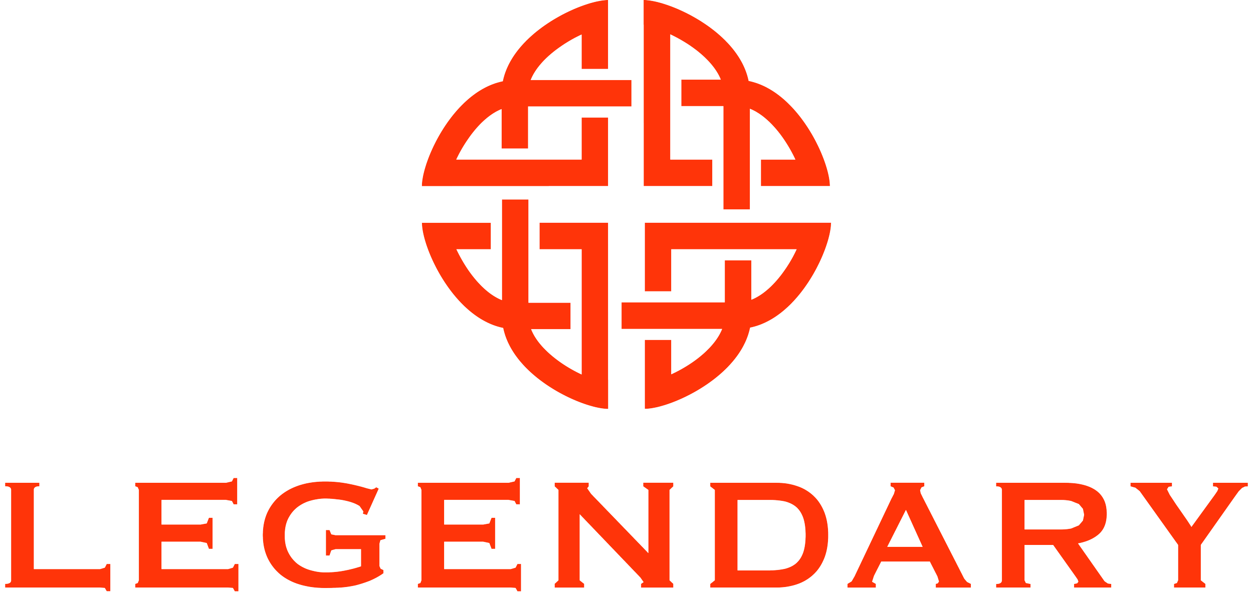 The Legendary logo features a red circular emblem with black text that reads "The Legendary" underneath.