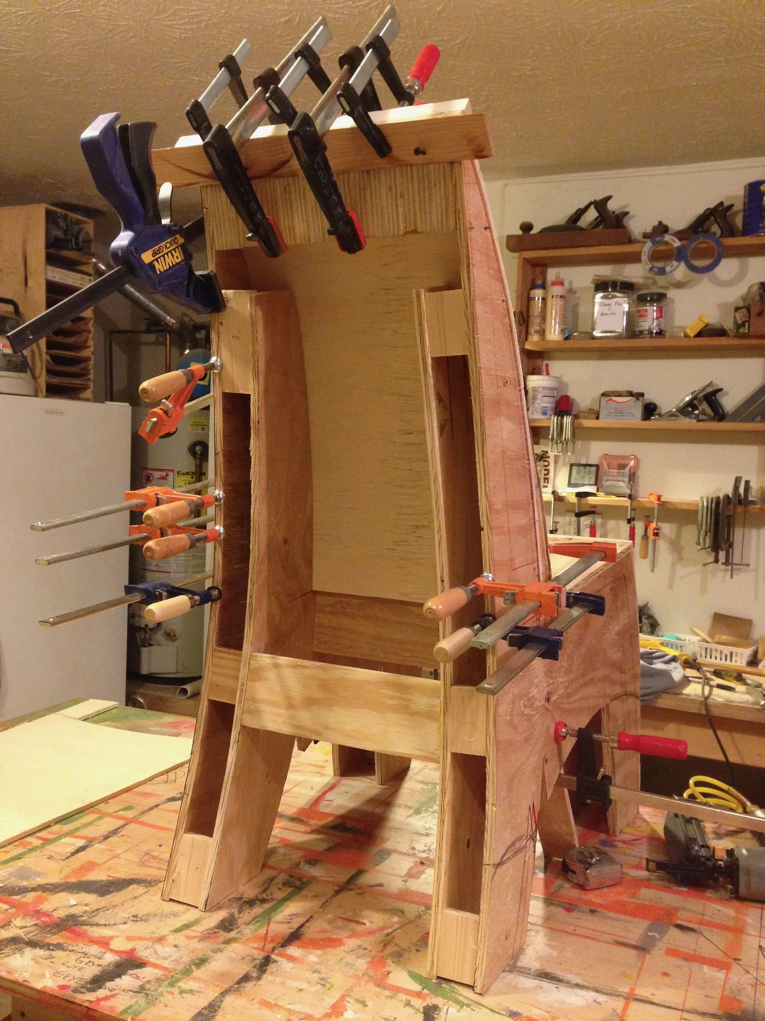 my first use of bendable plywood