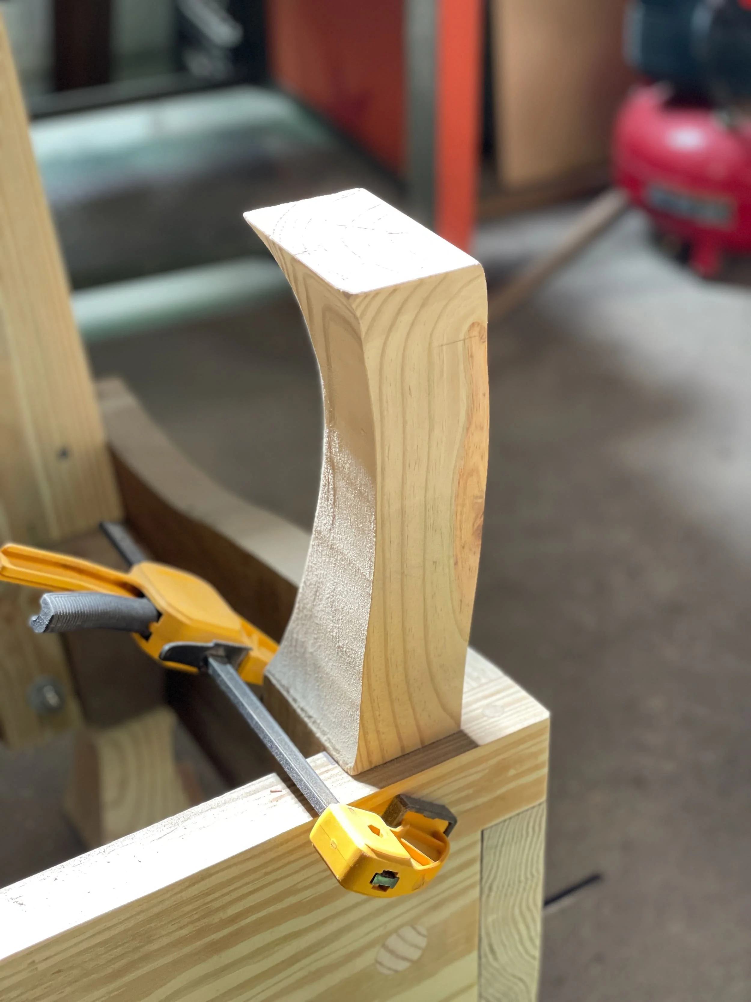 handcrafted leg