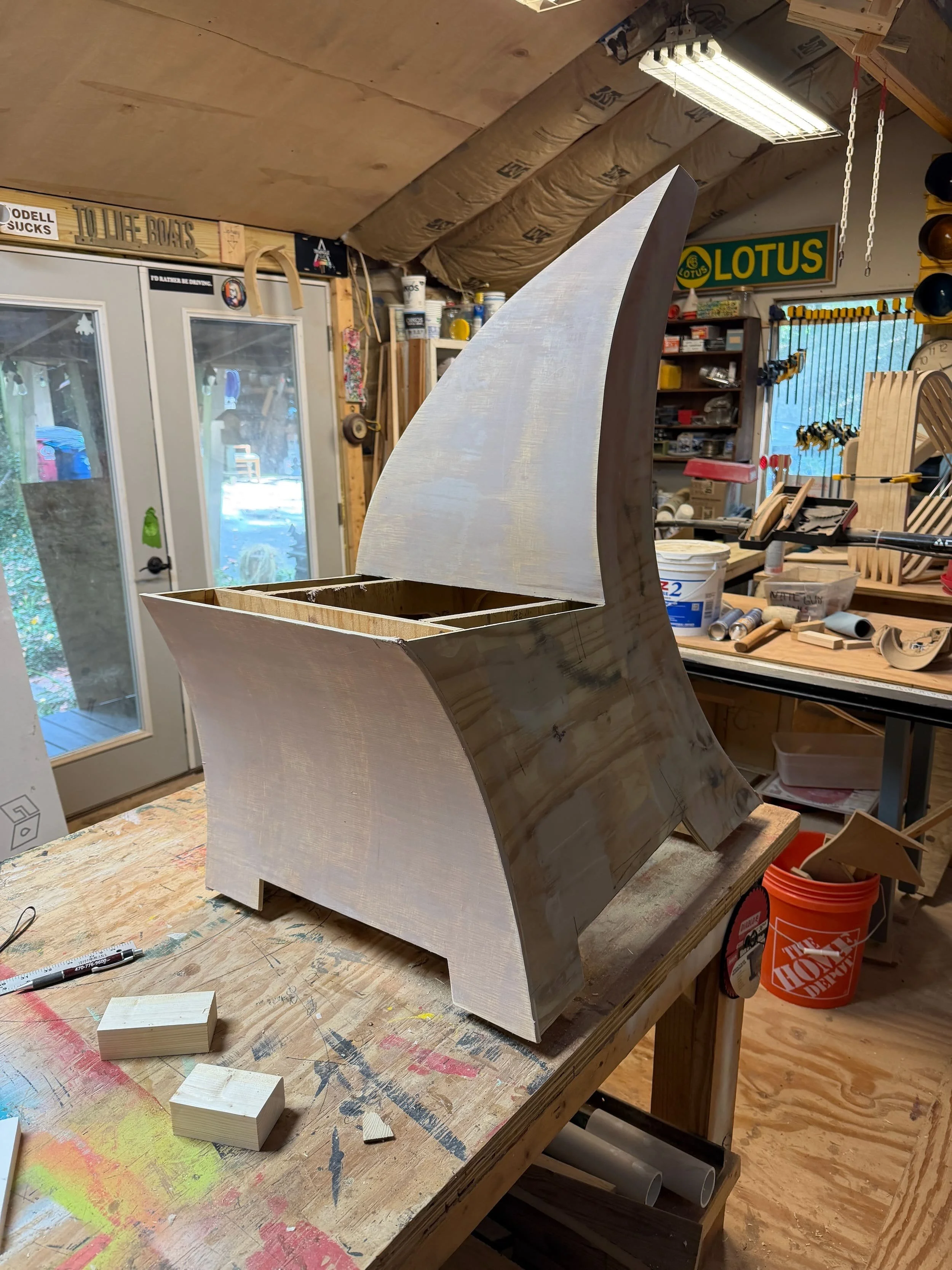 floating chair - in process | Ric Geyer studio
