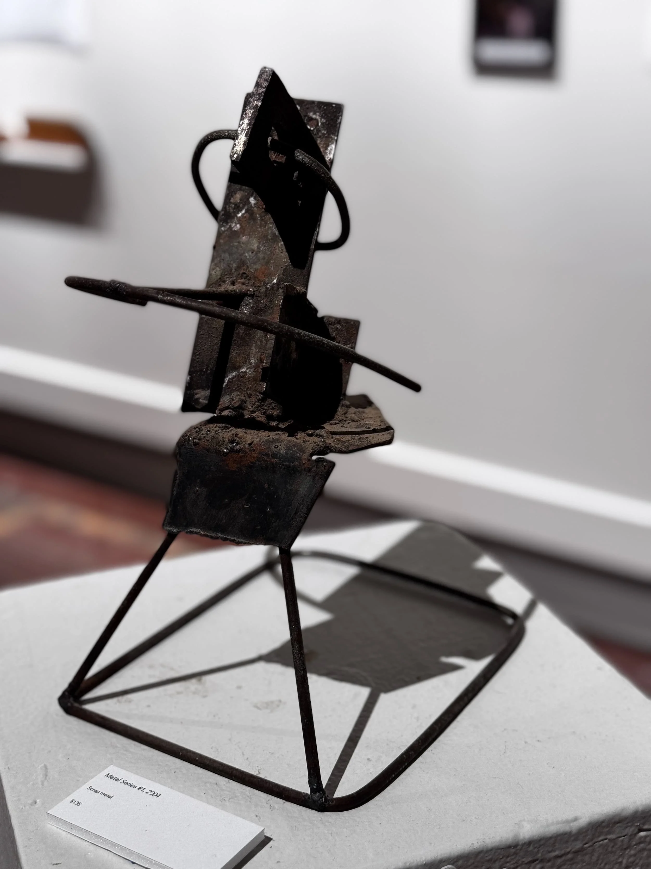 the warrior - welded sculpture