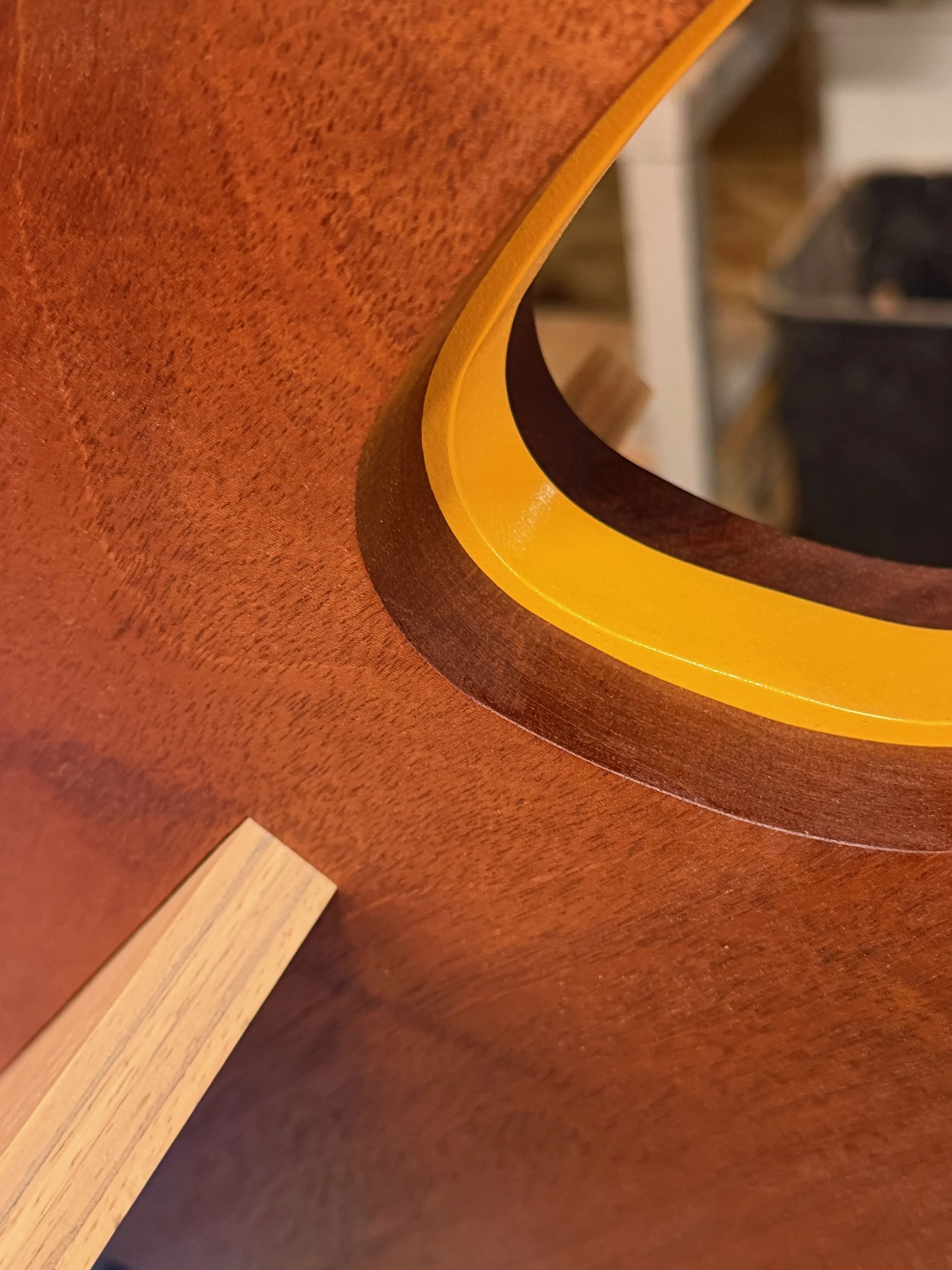 closeup of the keyhole.