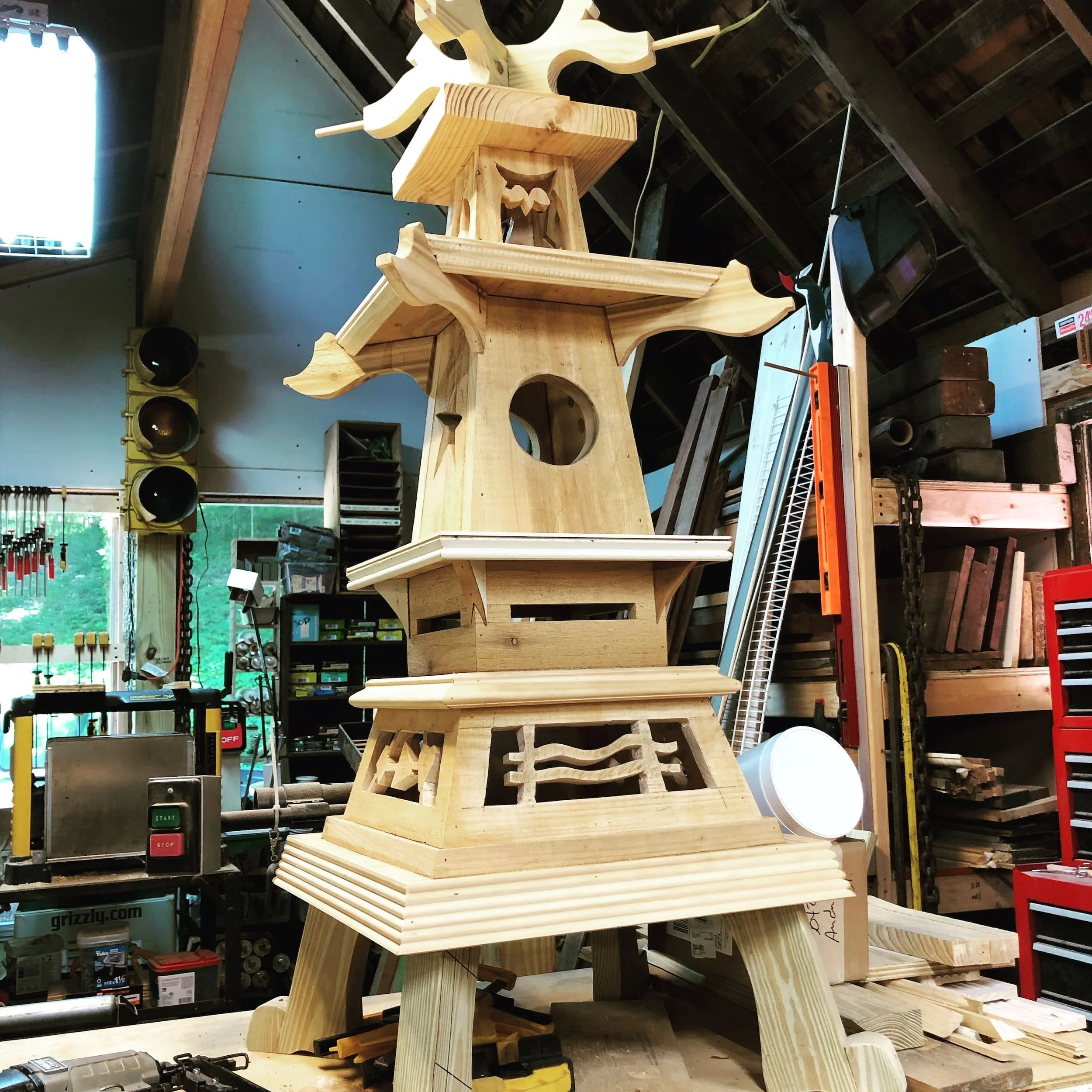 memory pagoda - cypress, with client-recommended images 
