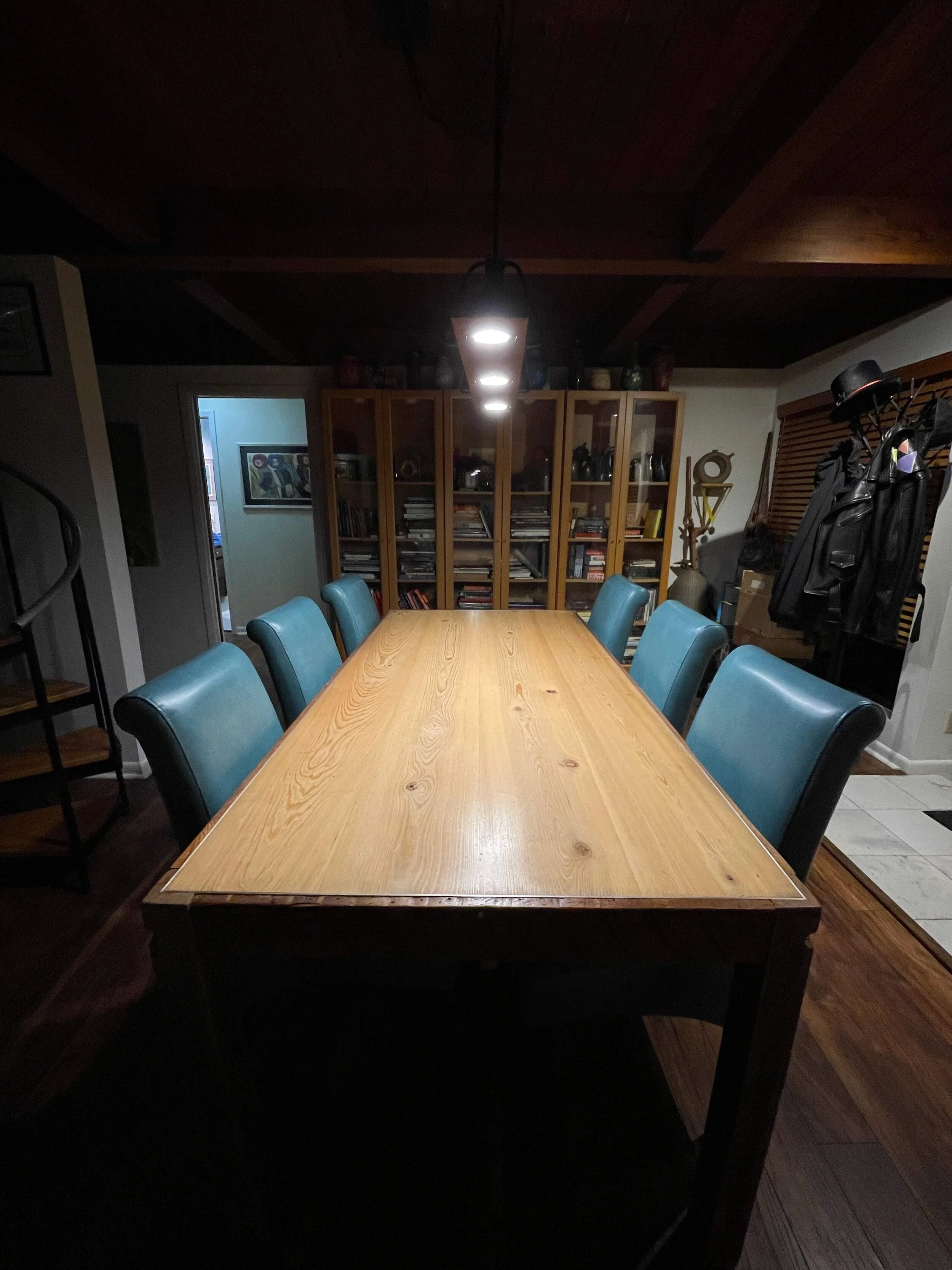 reclaimed dining table