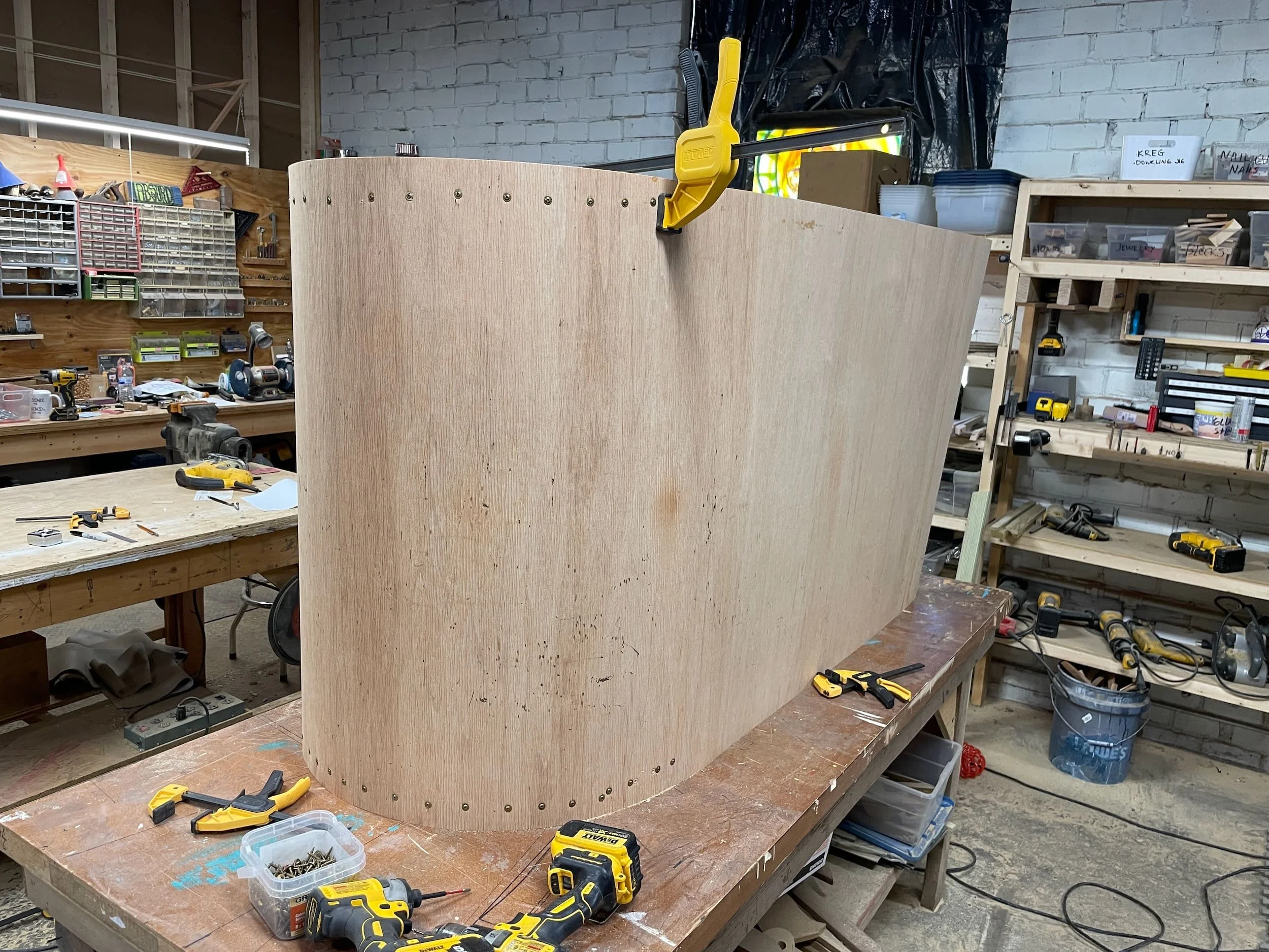 Halfway done with forming