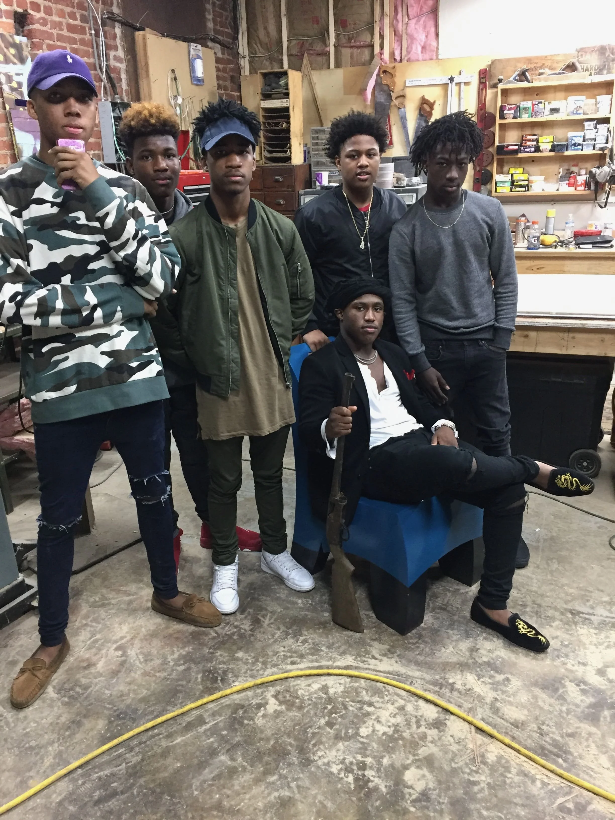 neighborhood kids from my old atlanta shop