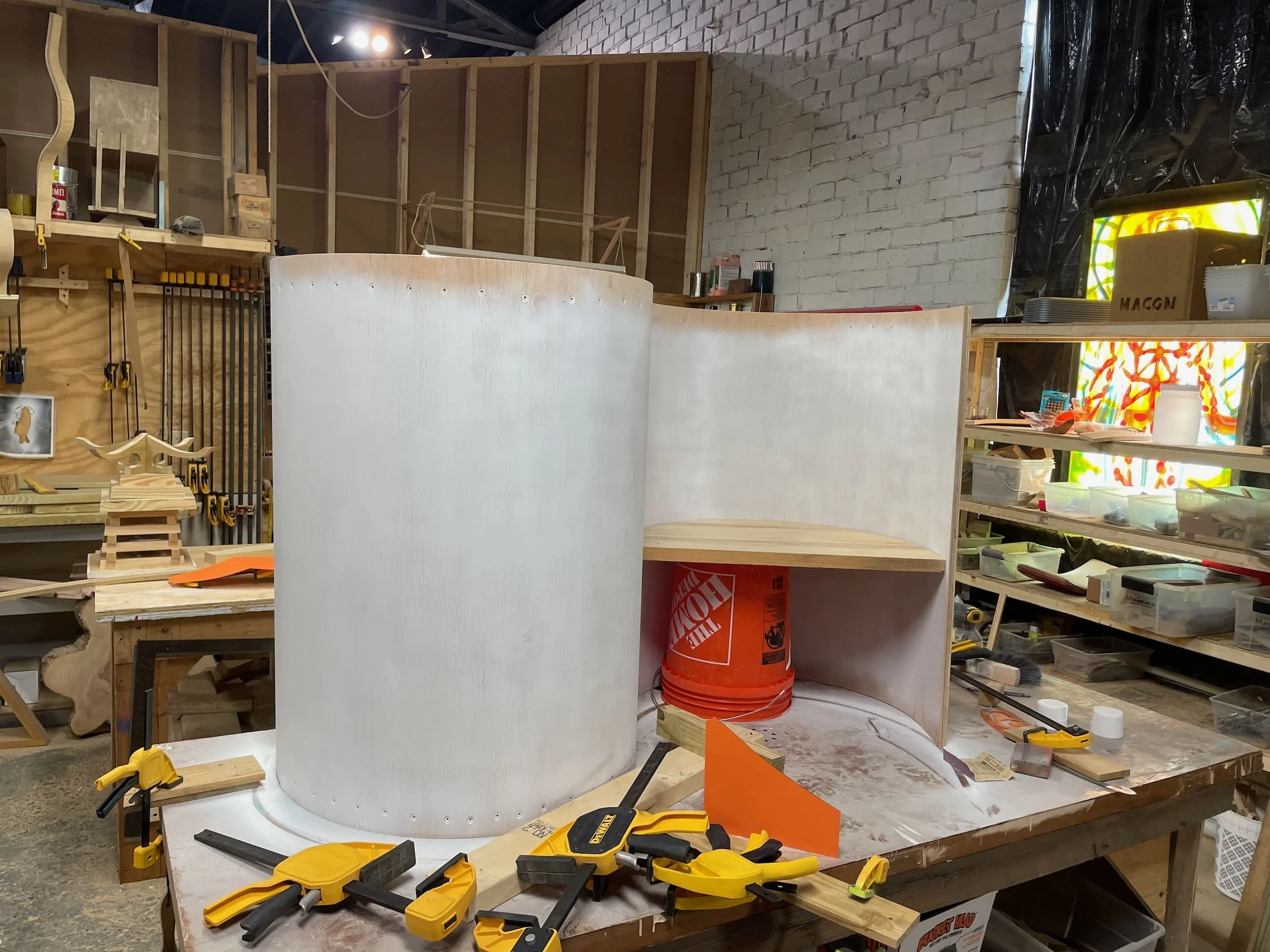 Here's the form after priming