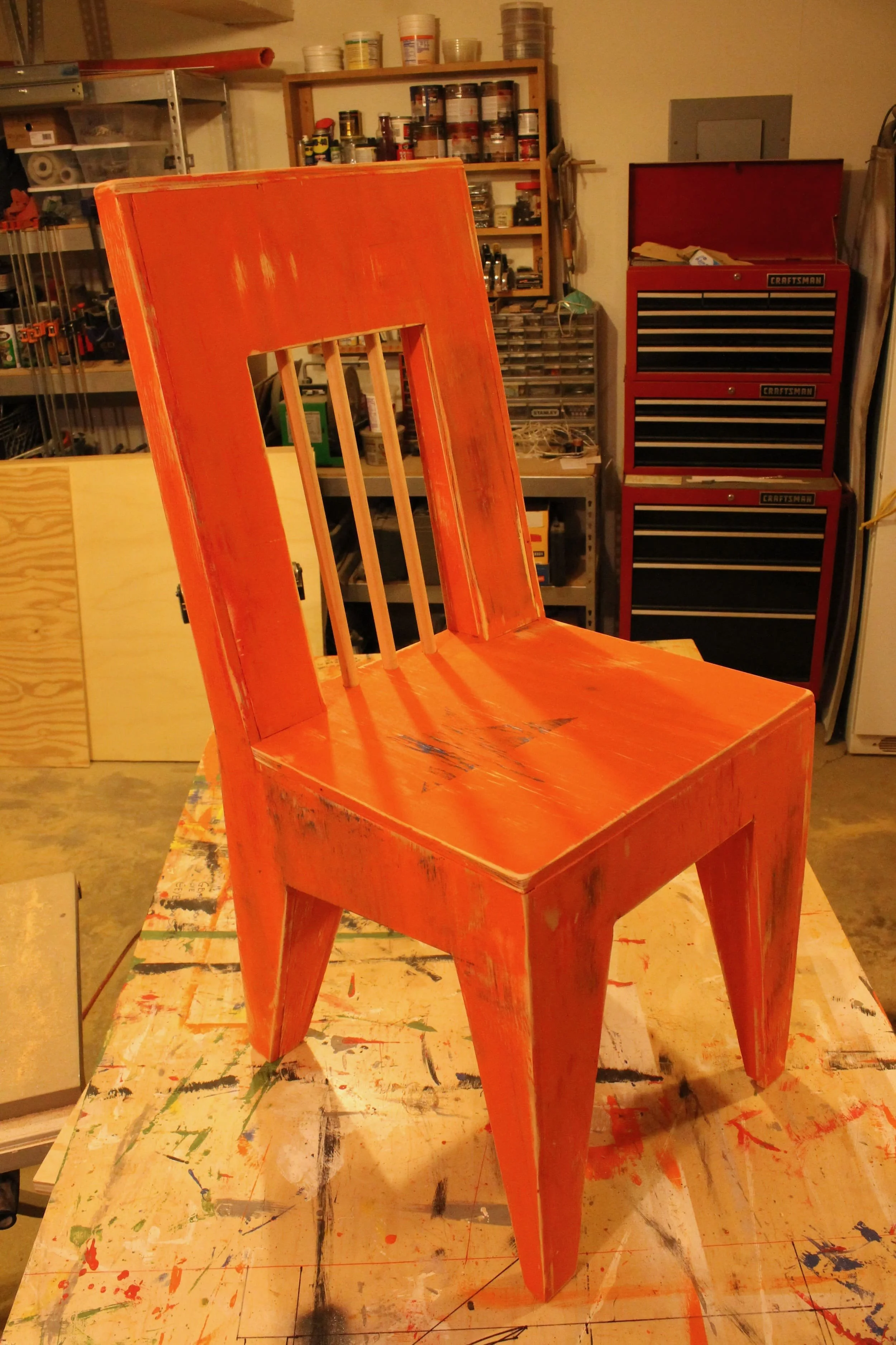 all plywood chair