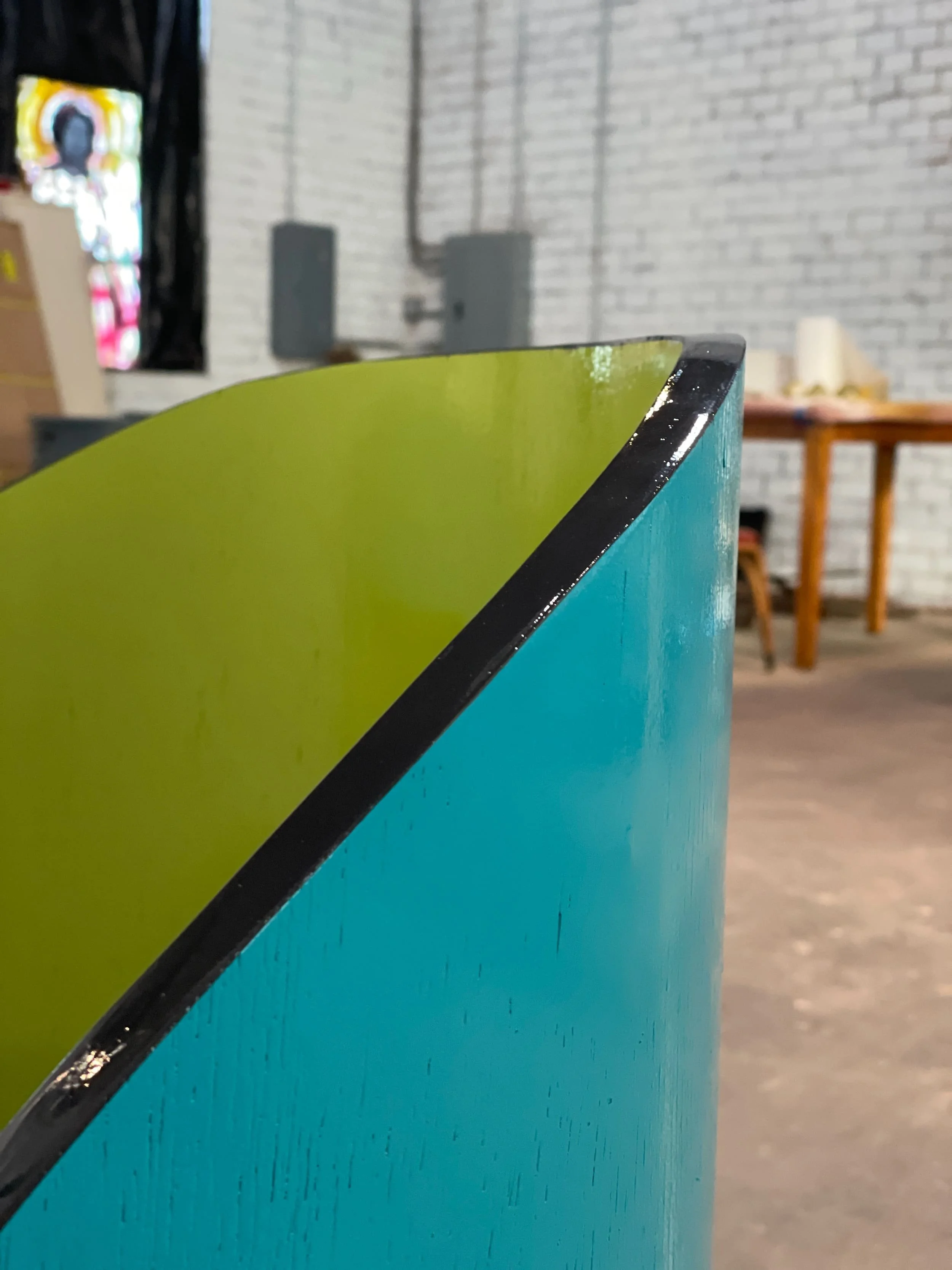 Two colors and the edge