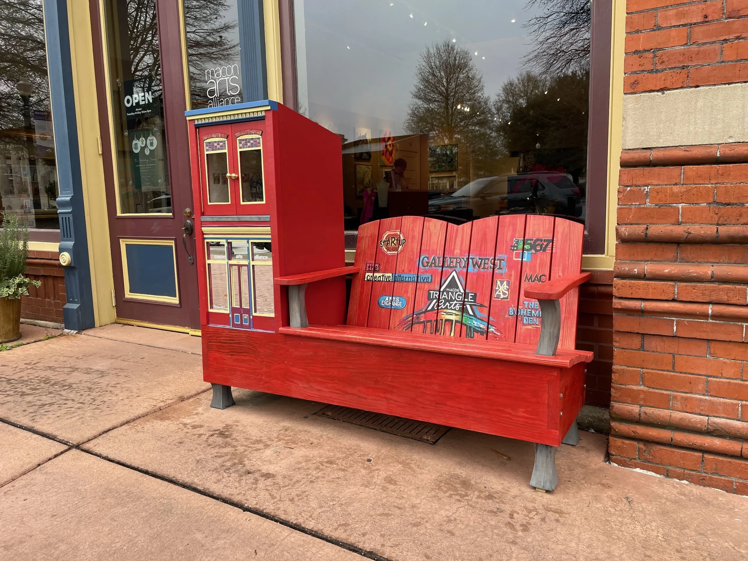 Library Bench | Macon Arts Alliance