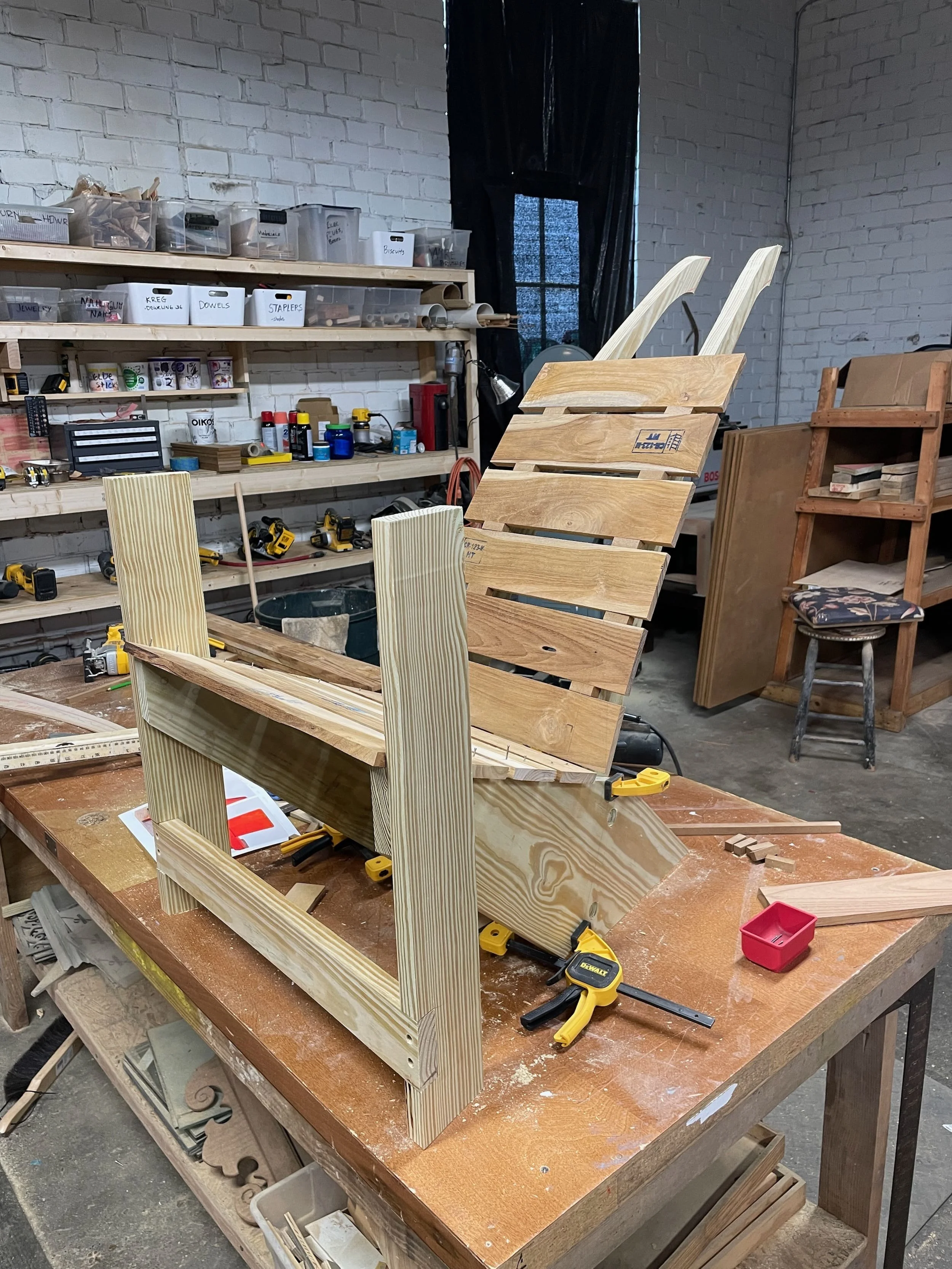 adding teak slats