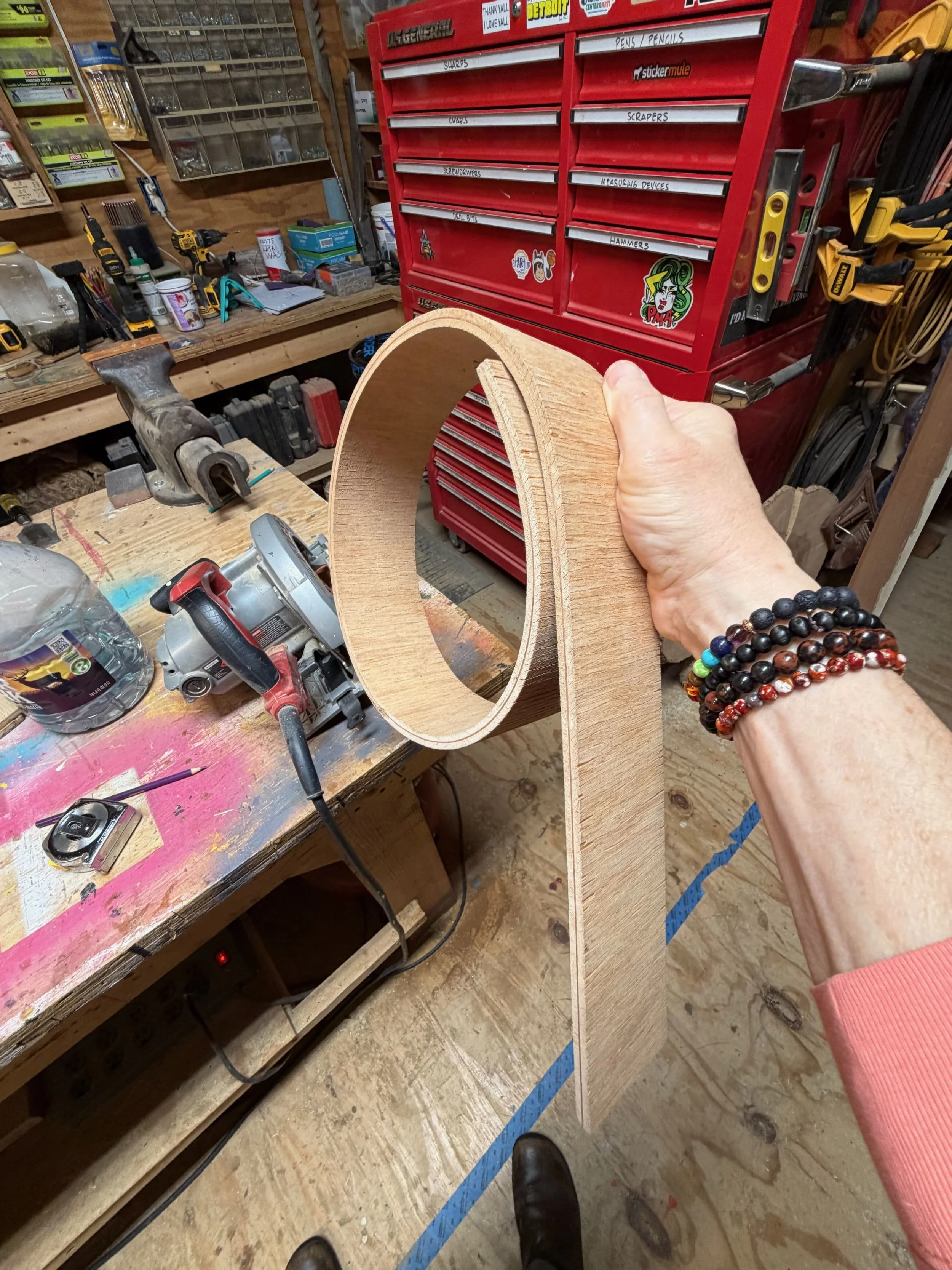 bendable plywood strip
