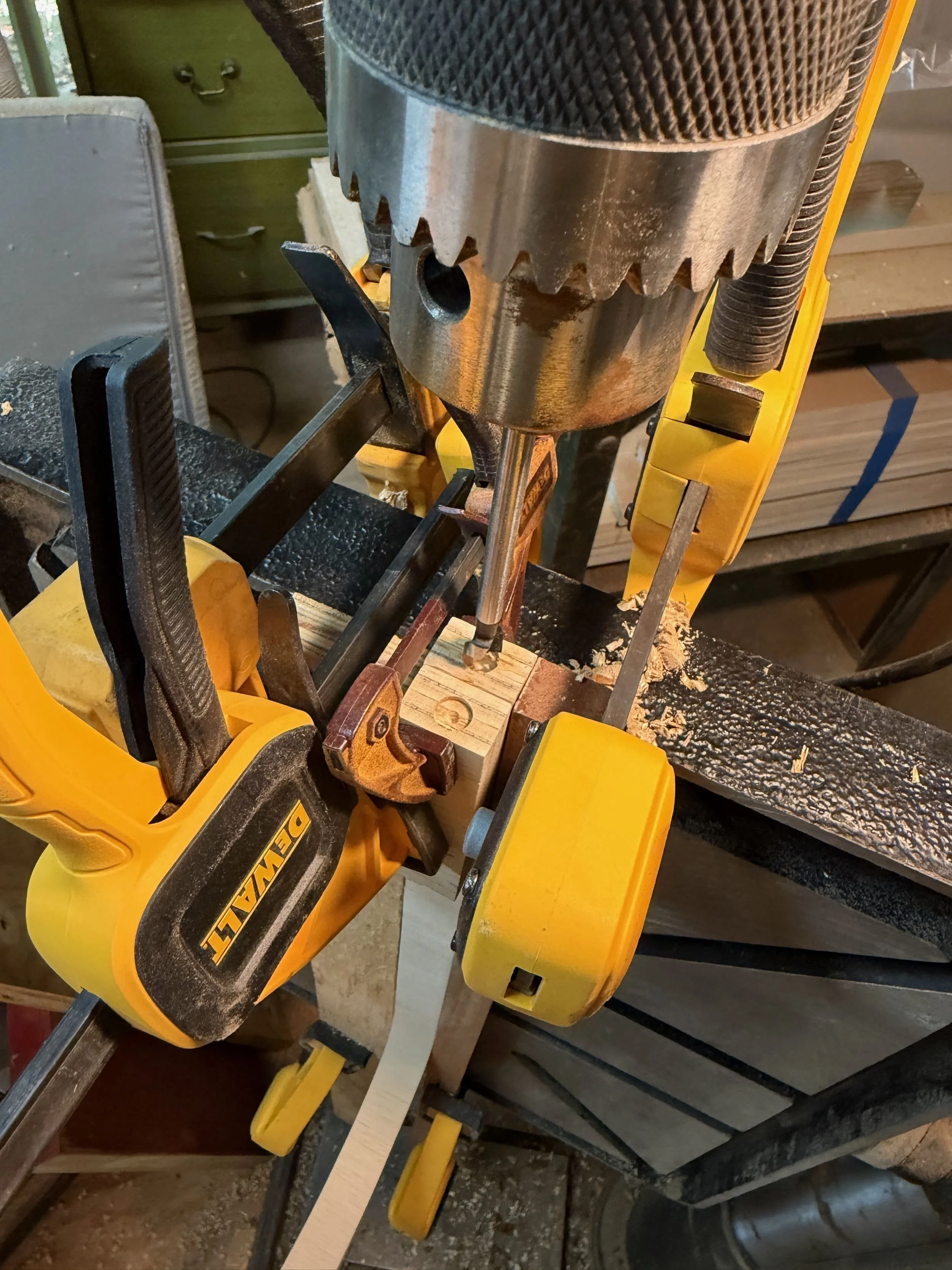 handmade jig setup