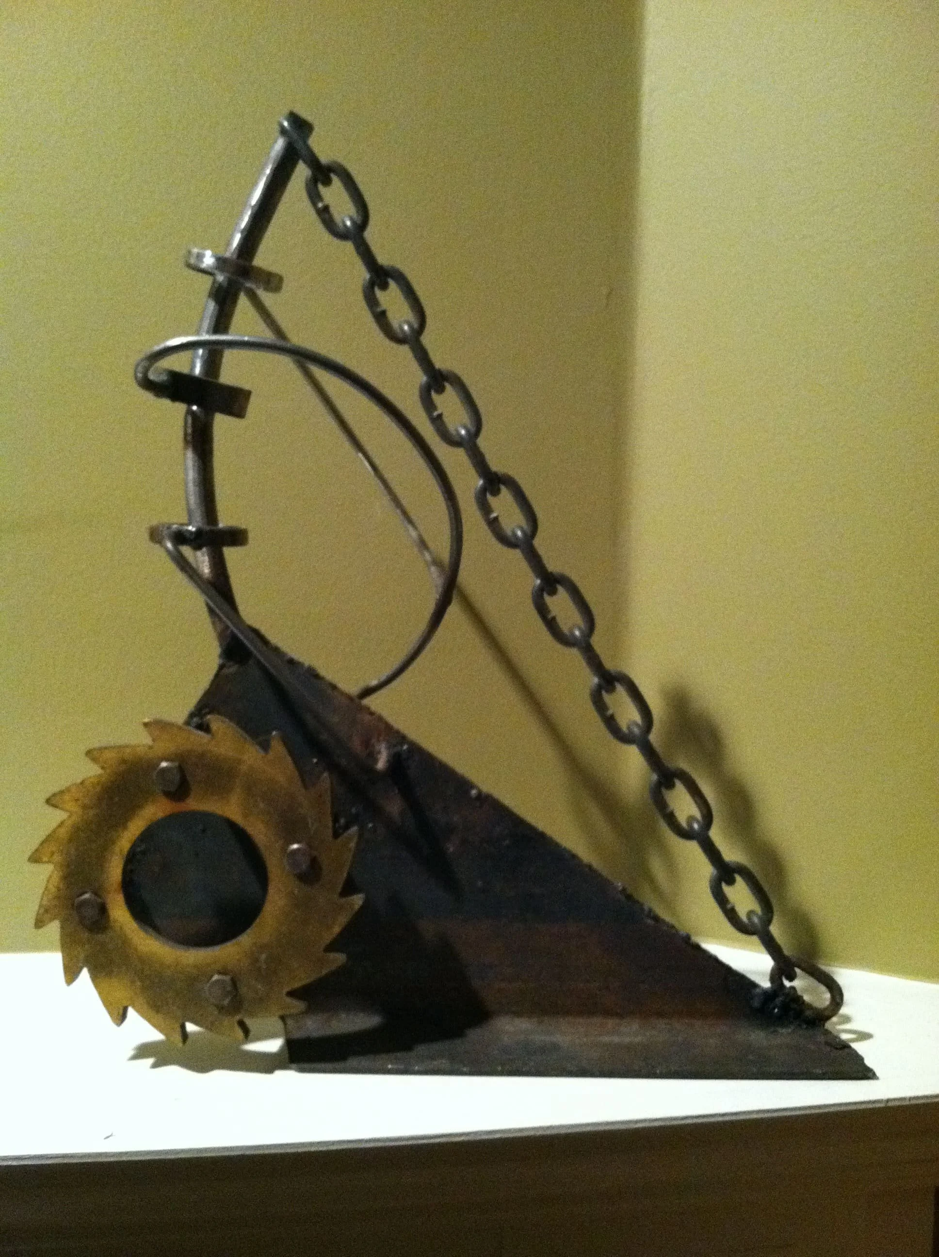 the ship - welded sculpture