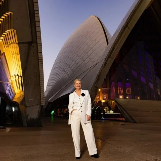 Amy Poehler at the Sydney Opera House for Inside Out 2 event by Disney and Pixar.