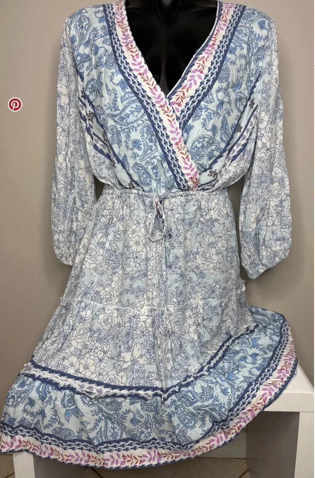 Blue Skater Dress (16)