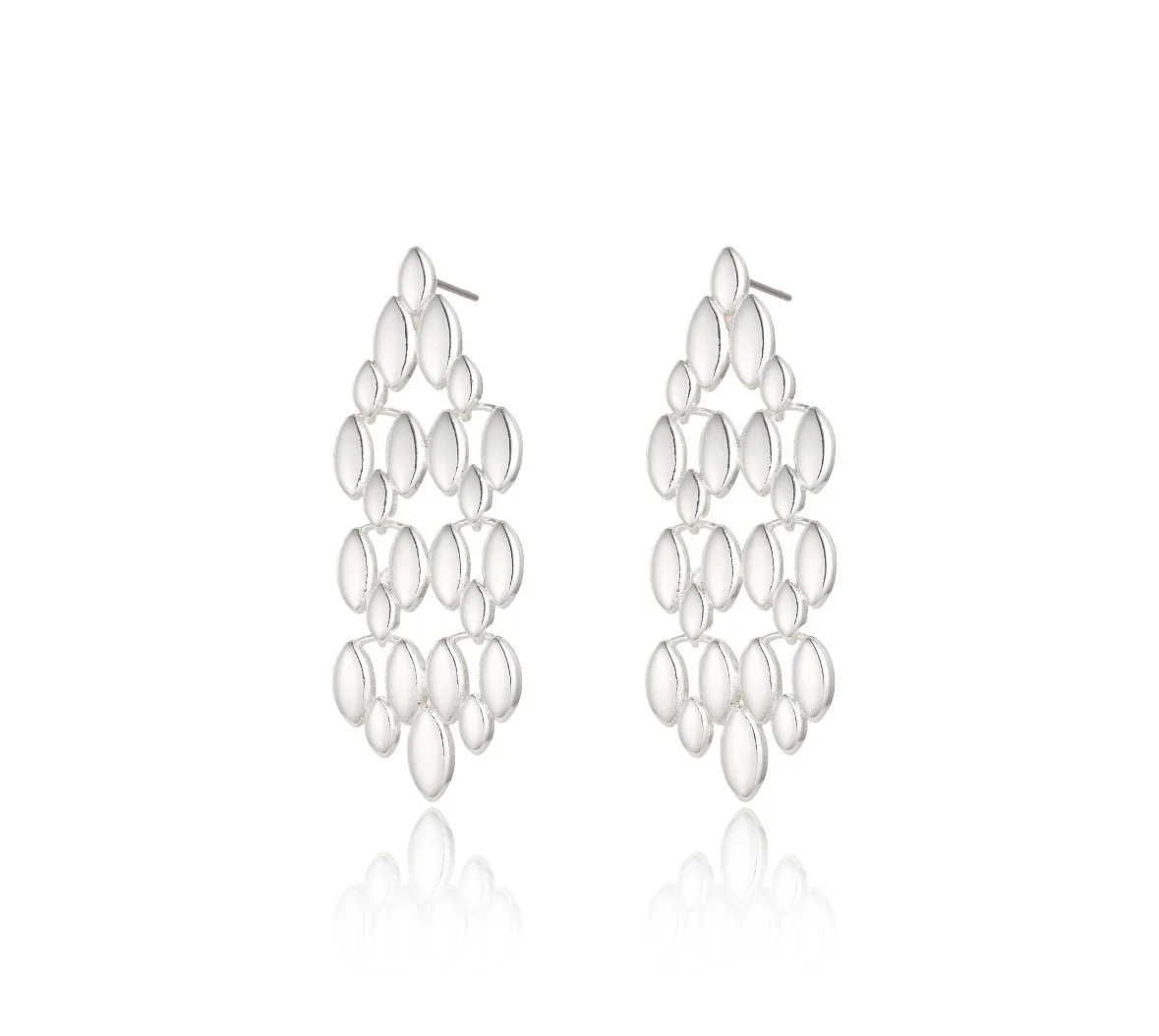 Silver Raindrop Earrings