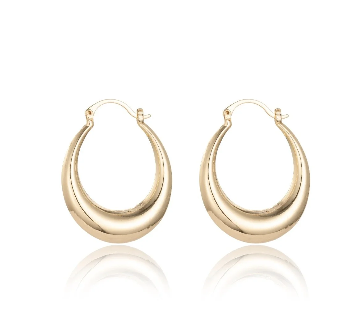 Gold Hoops (4cm)