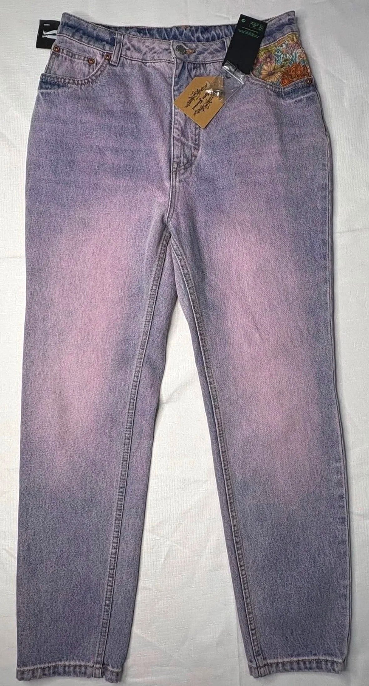 Upcycled Pink Wash Jeans (10)