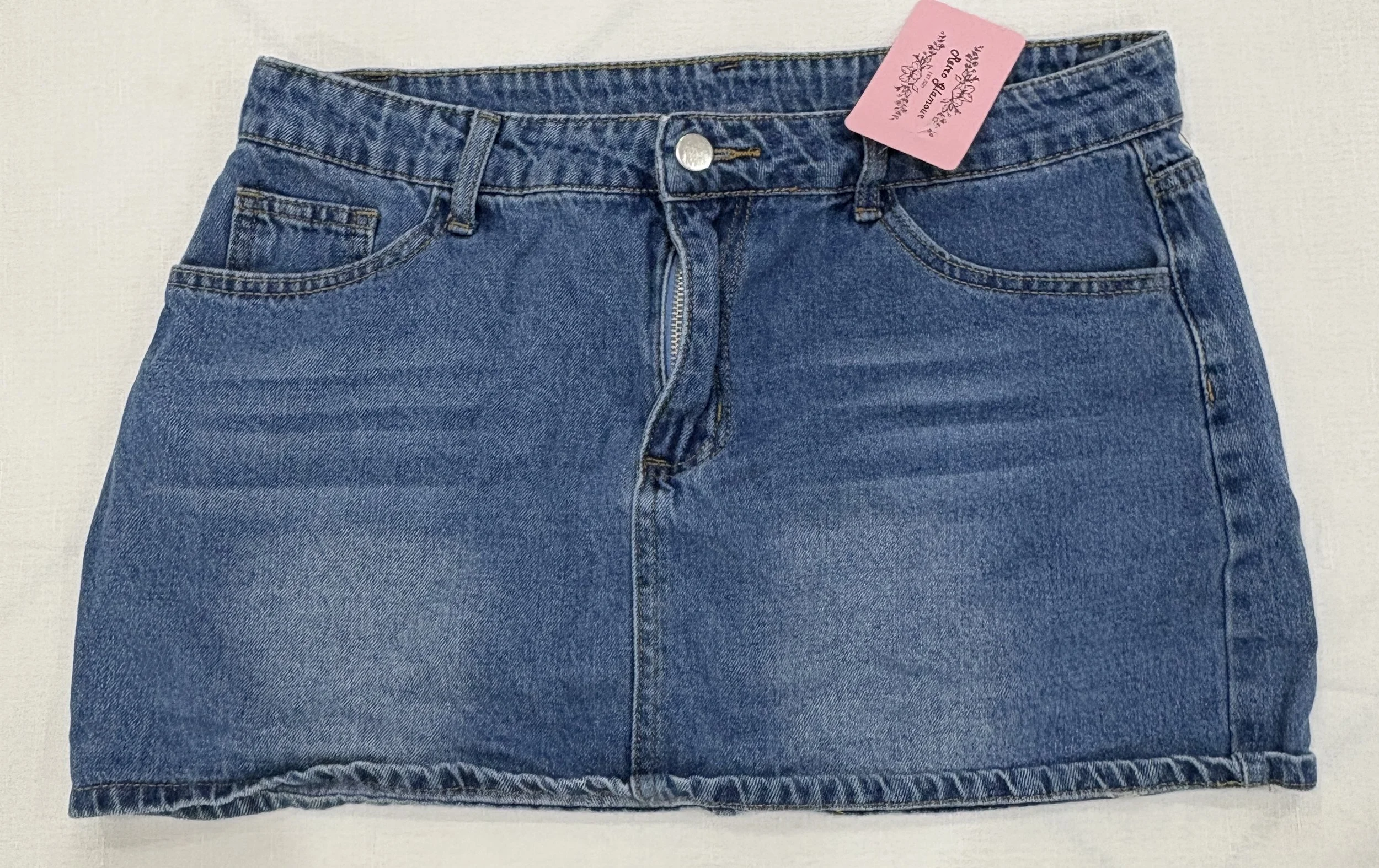 Denim Mini Skirt (14)