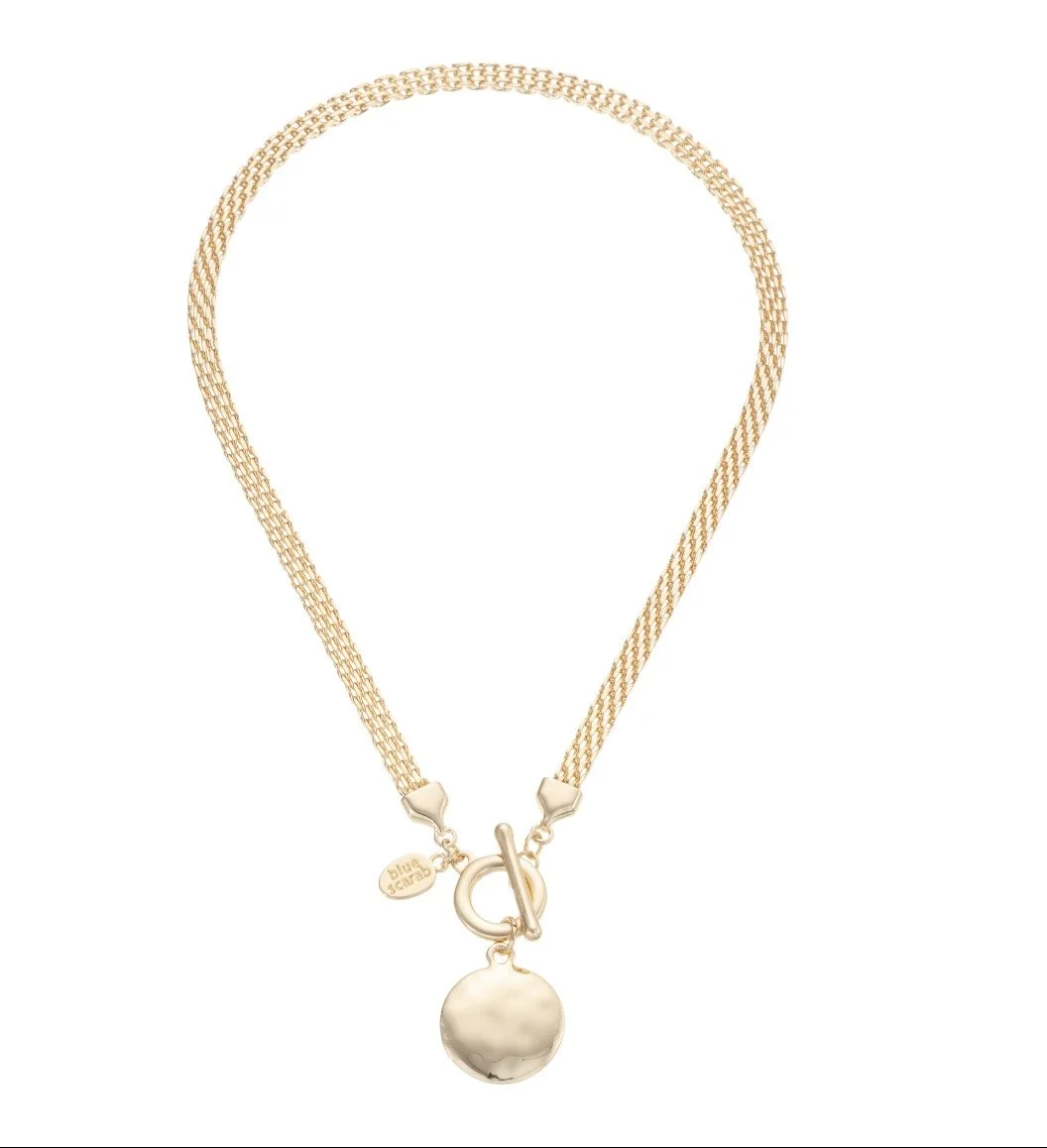 Gold Snake Chain Pendant (40cm)