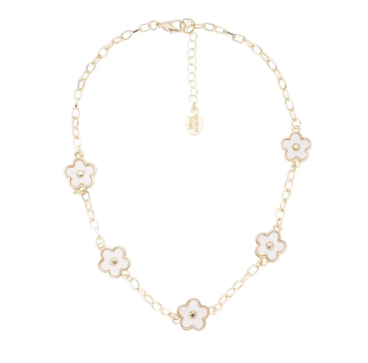 Gold Daisy Necklace (35cm)