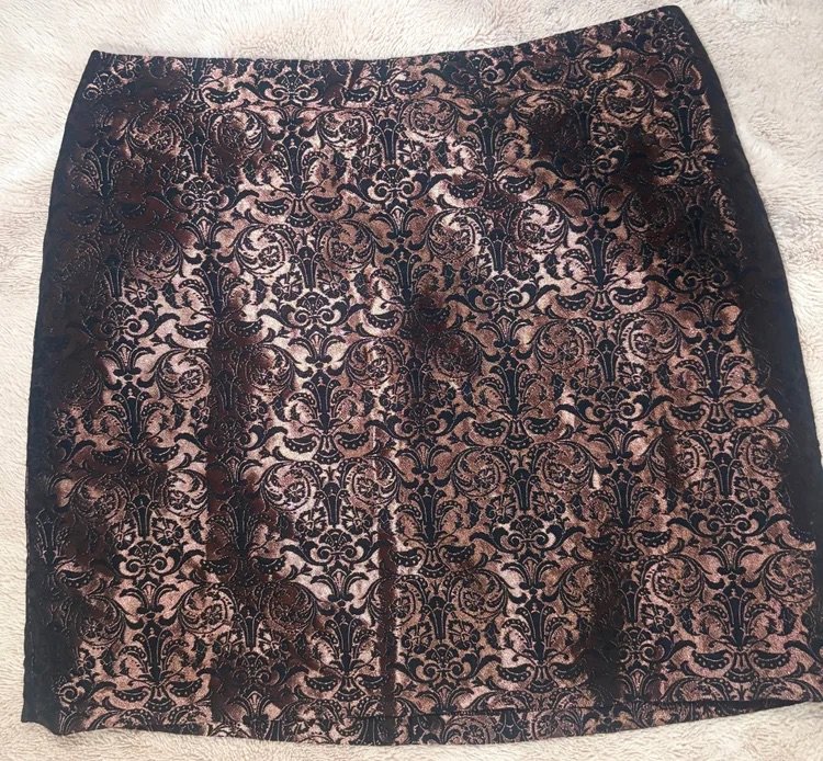 Copper Damask Skirt (12)