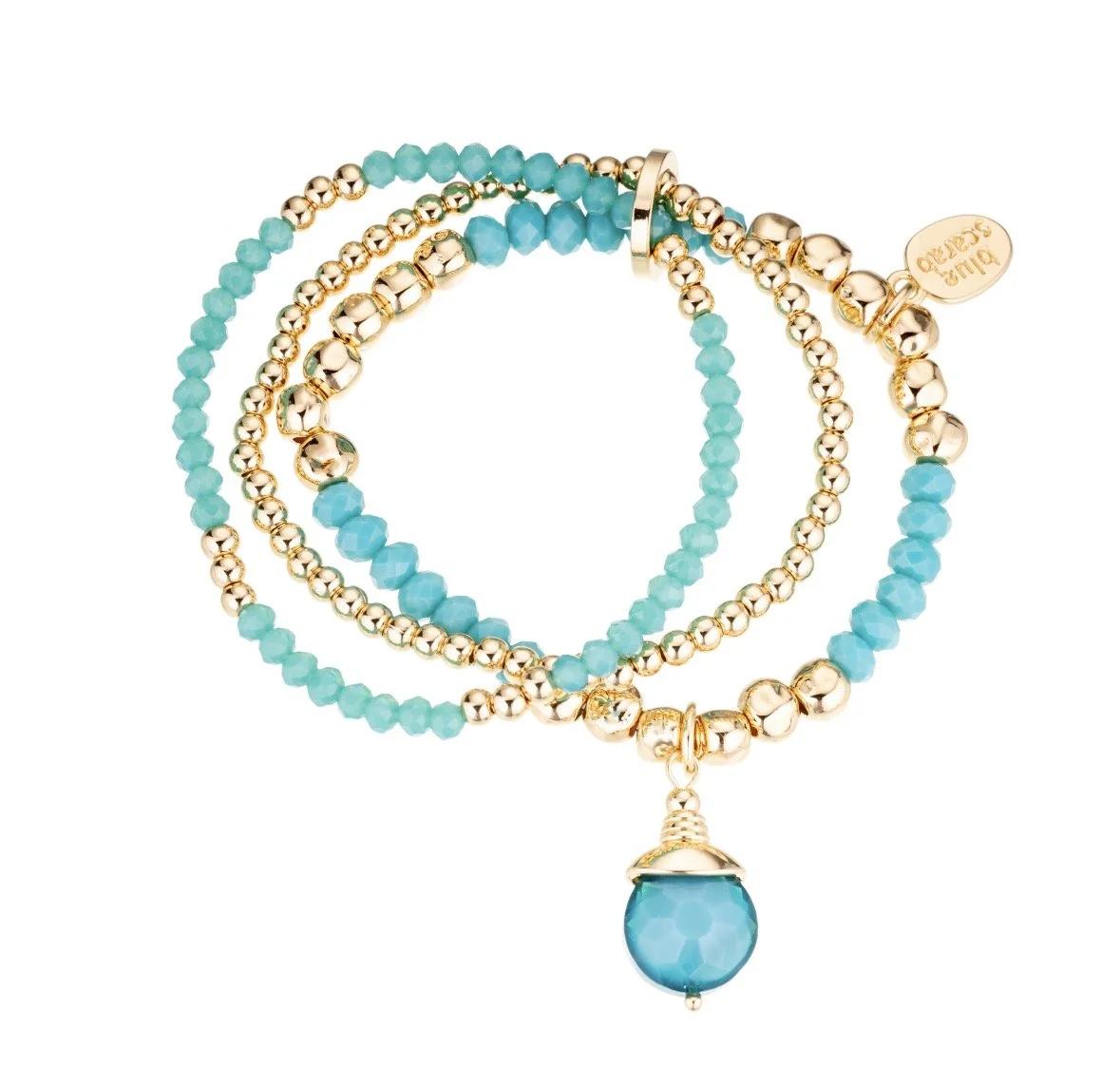 Teal Tri Bracelet