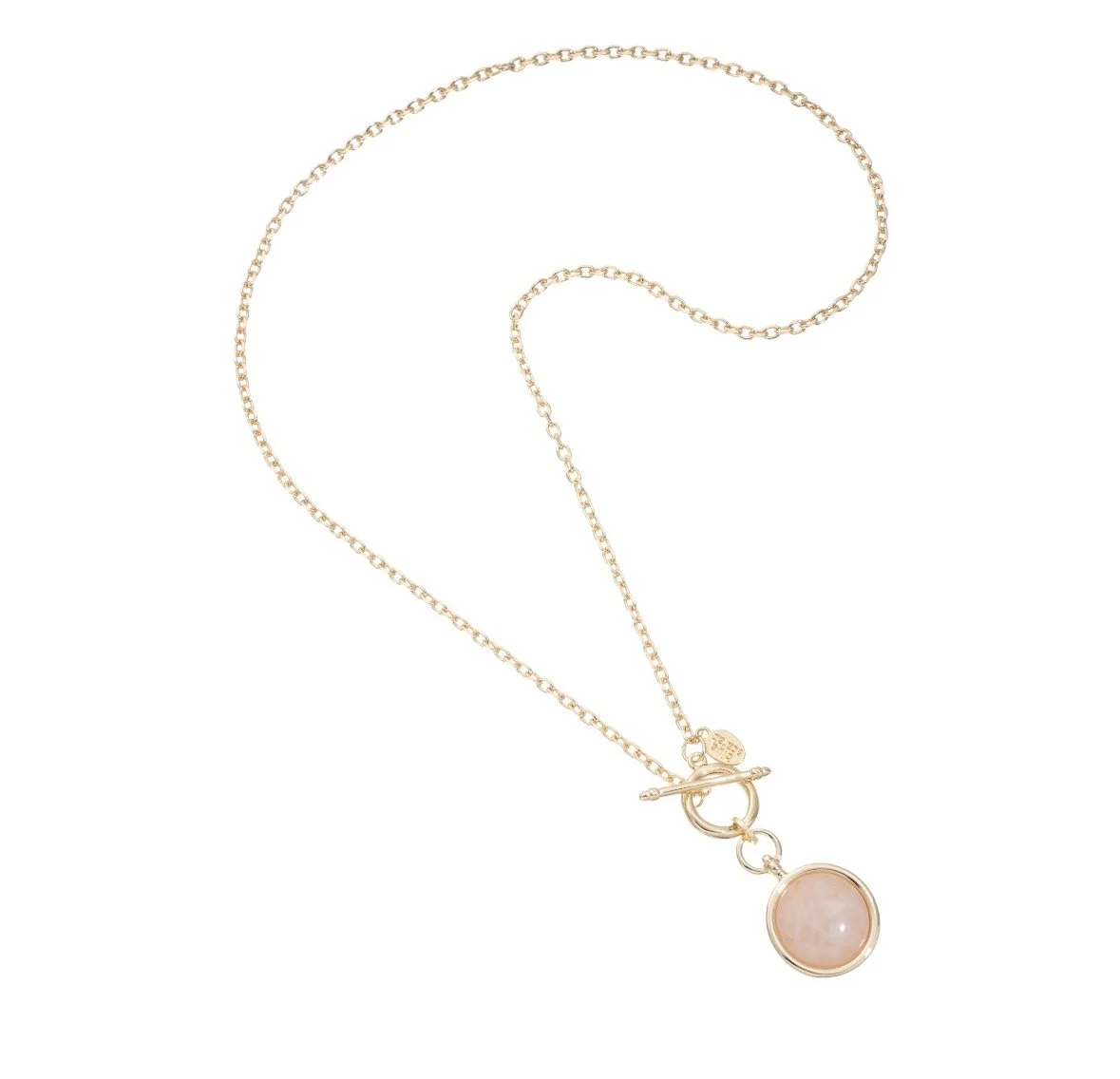 Gold Apricot Pendant Necklace (75cm)