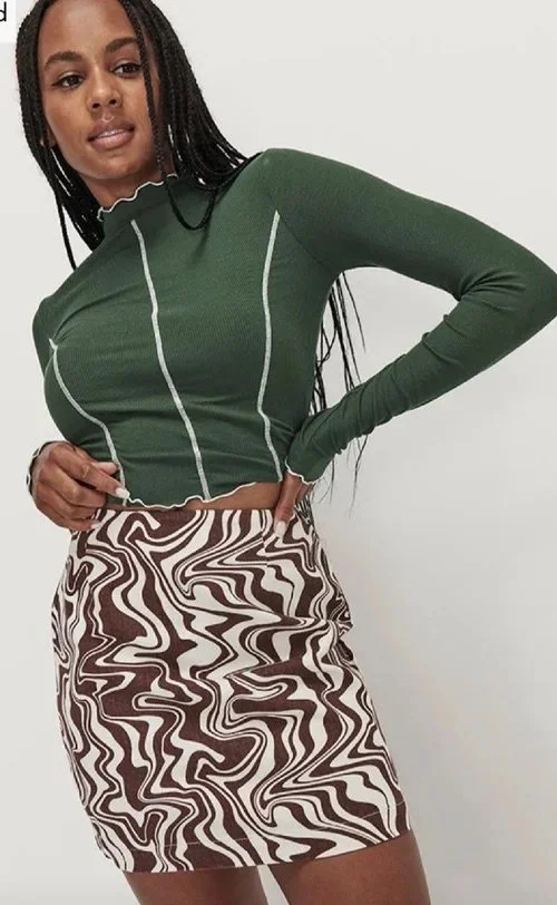 Chocolate Swirl Skirt (6)