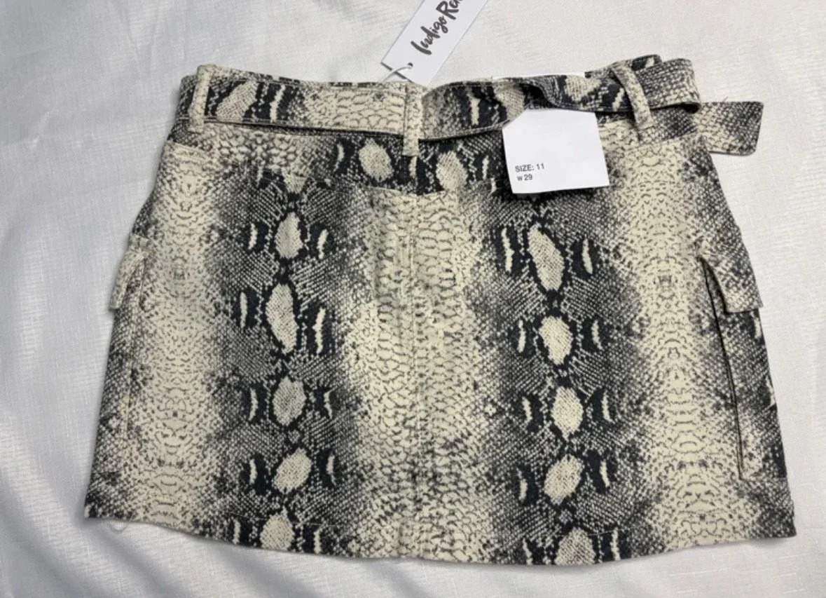 Snake Print Mini Skirt (11)
