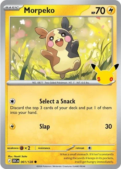 30th Celebration Morpeko 061/128