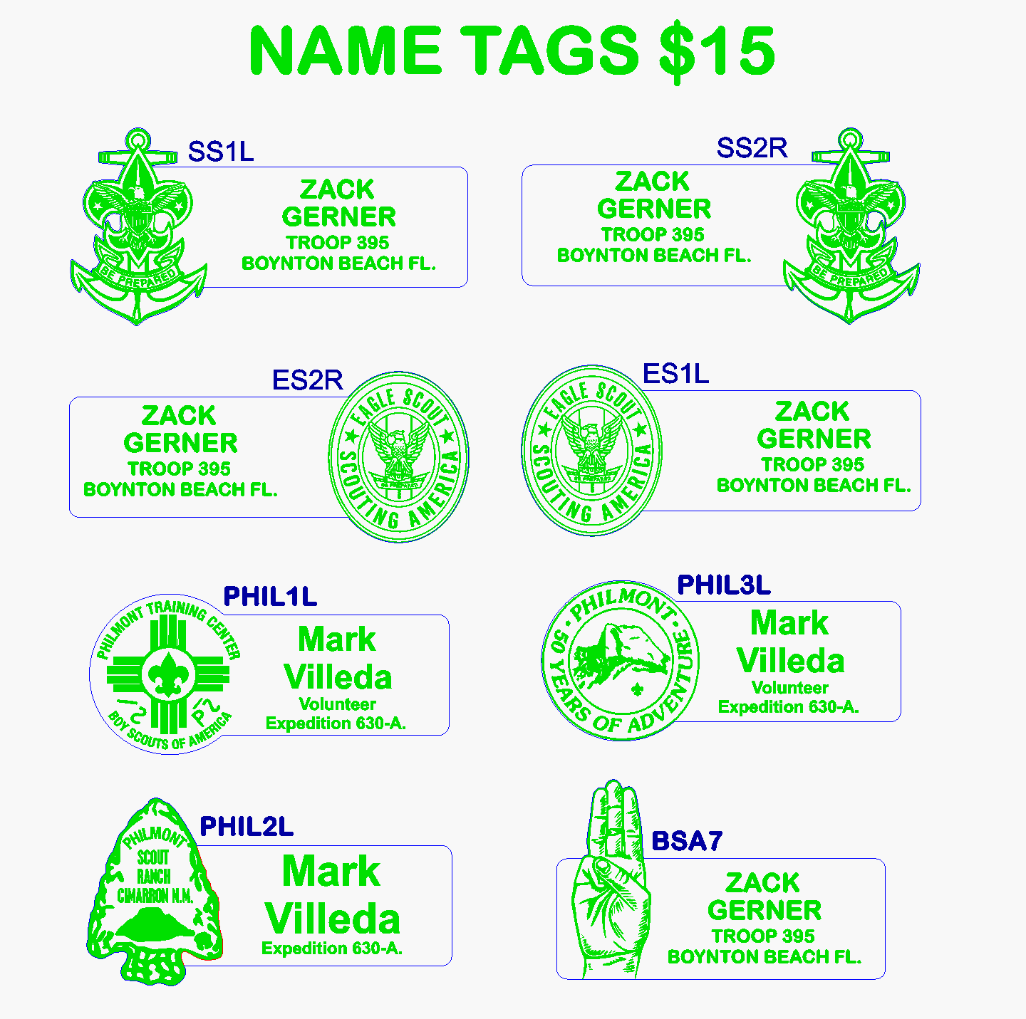 Name Tags #6