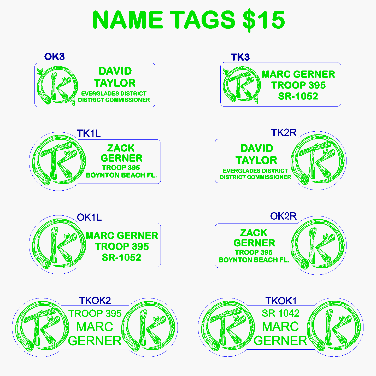 TK-OK Name Tags #7