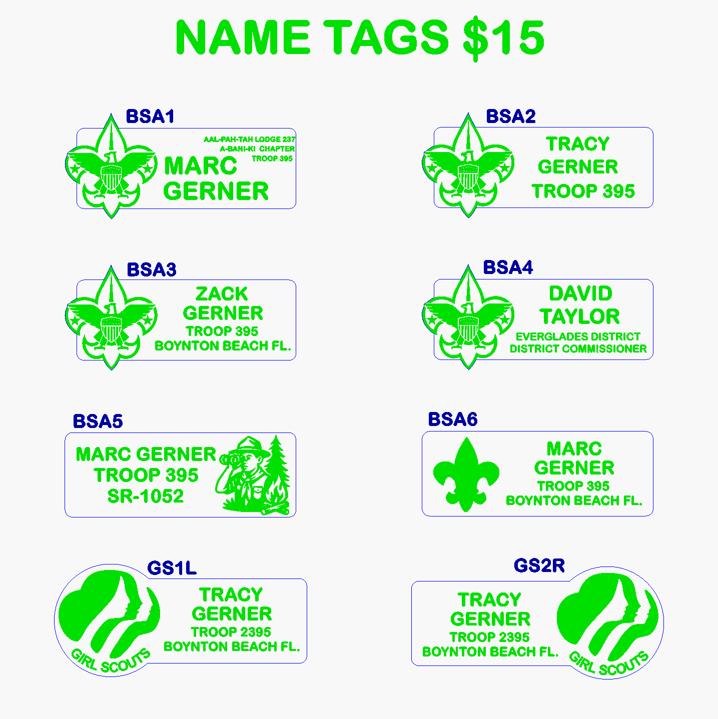 Name Tags #8