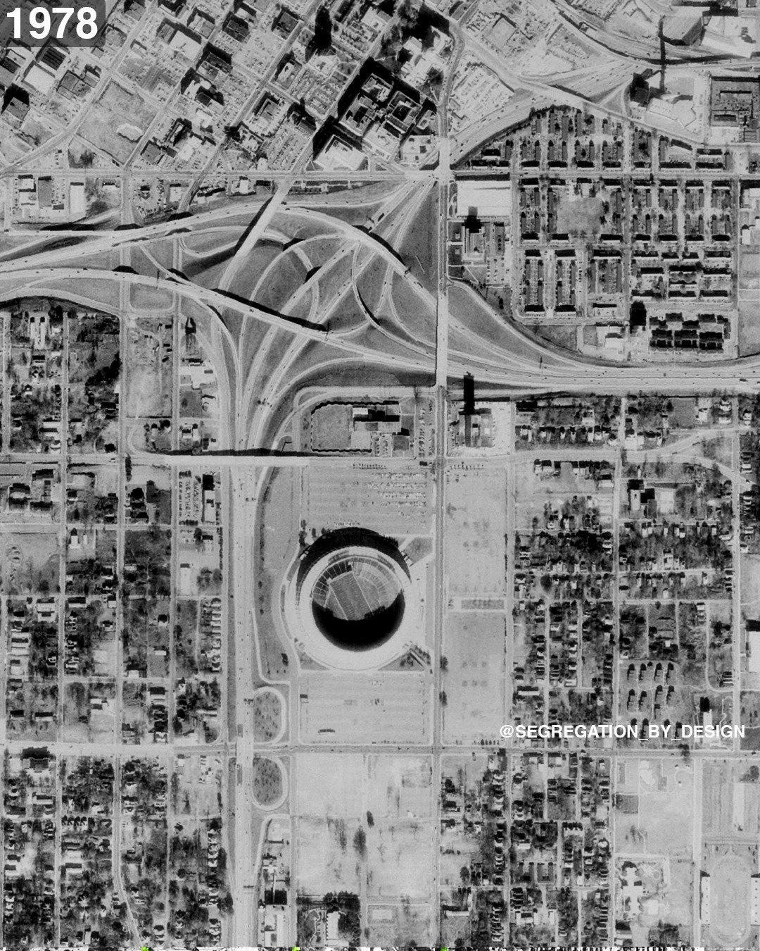 1978 photograph of Summerhill showing the effects of more than 20 years of “urban renewal.”