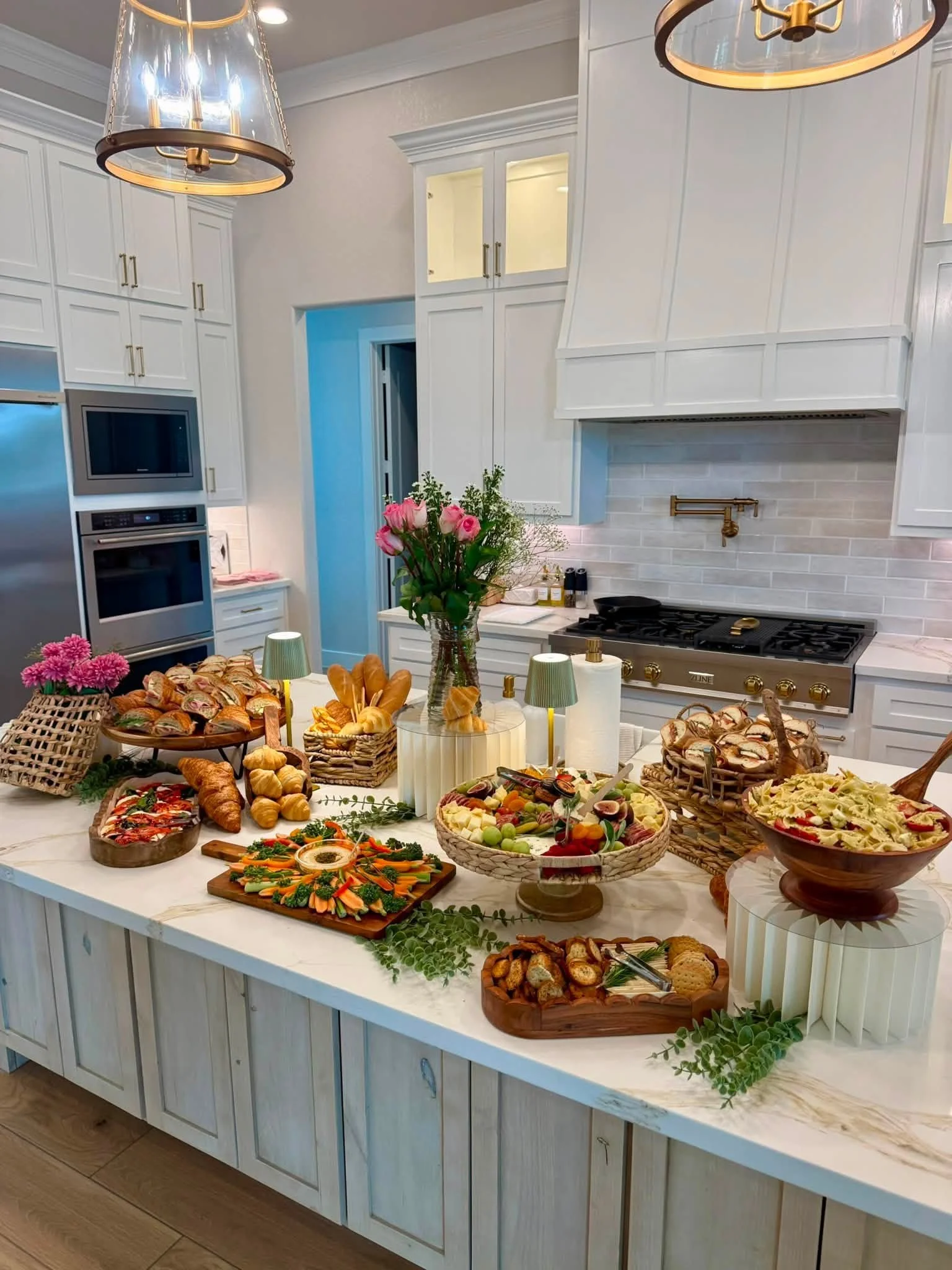 Grazing tables with small bites add ons $price depends on guest count & what you're wanting! Fill out inquiry form for a quote!